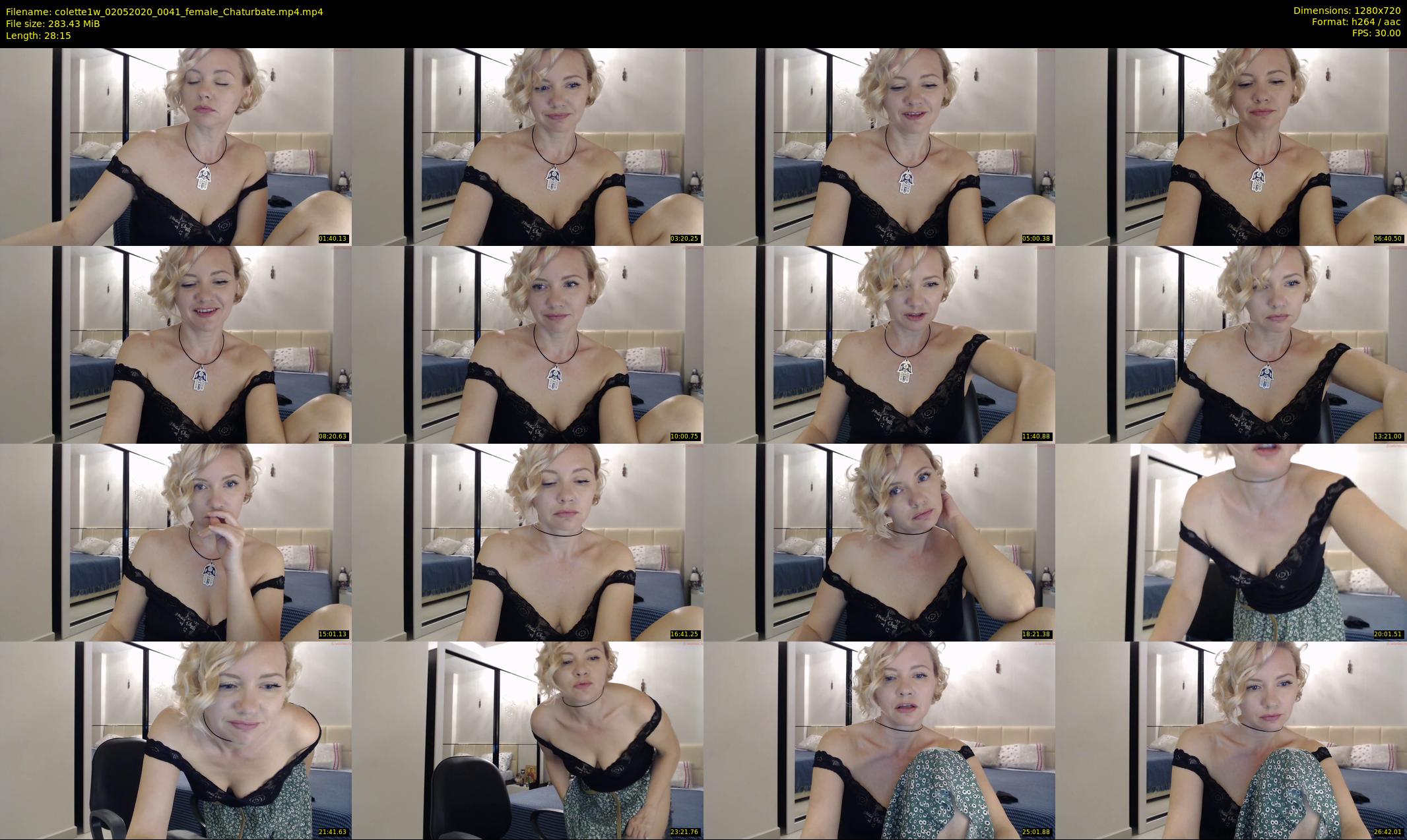 colette1w — 29 minute Chaturbate female cam show recording, 720p, May 2, 2020