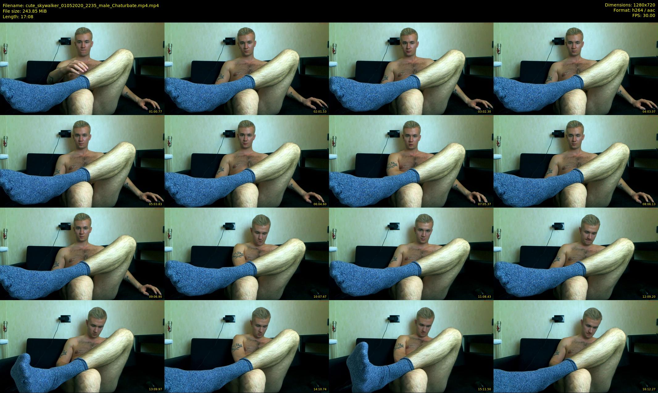 cute_skywalker — 18 minute Chaturbate male cam show recording, 720p, May 1, 2020