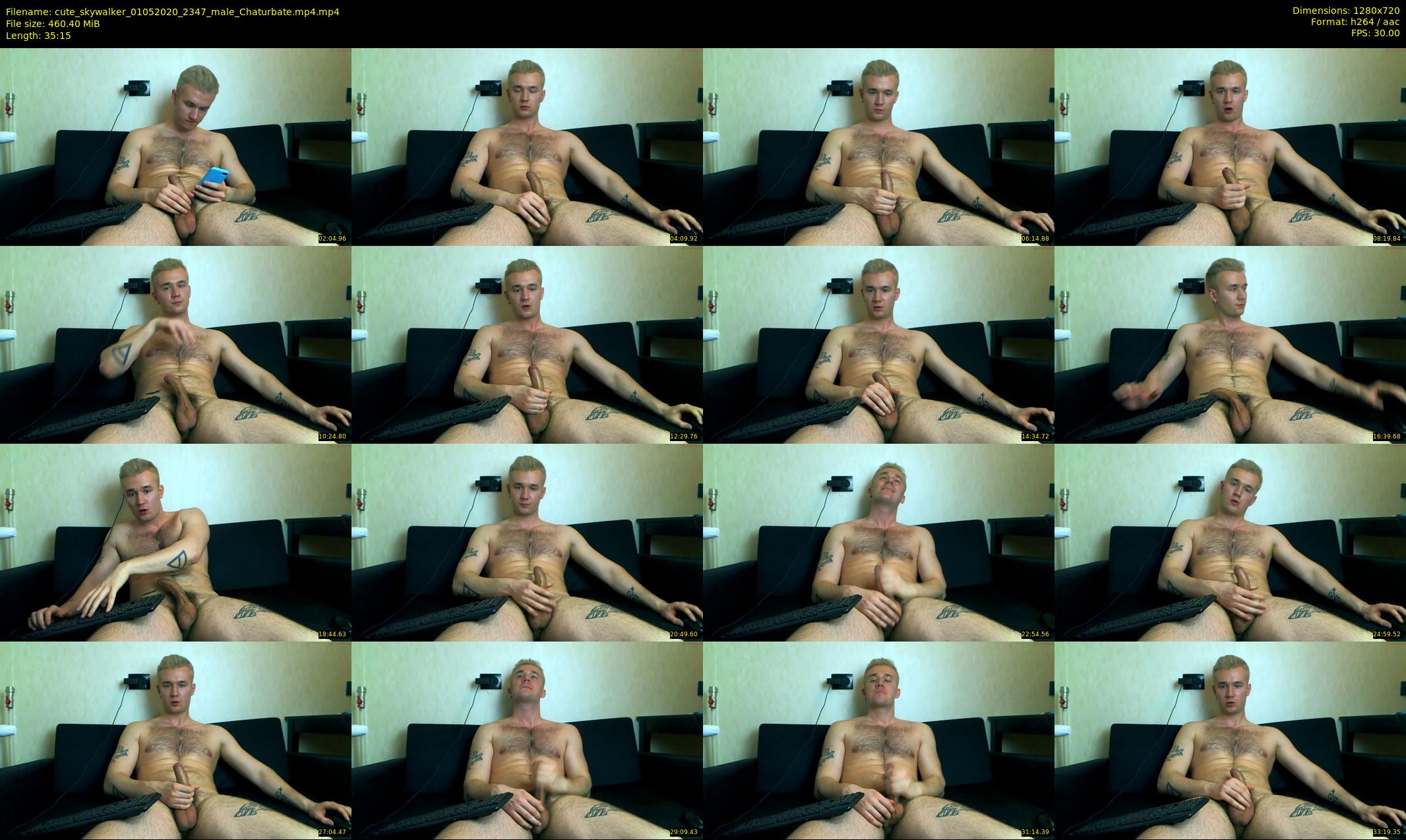cute_skywalker — 36 minute Chaturbate male cam show recording, 720p, May 1, 2020