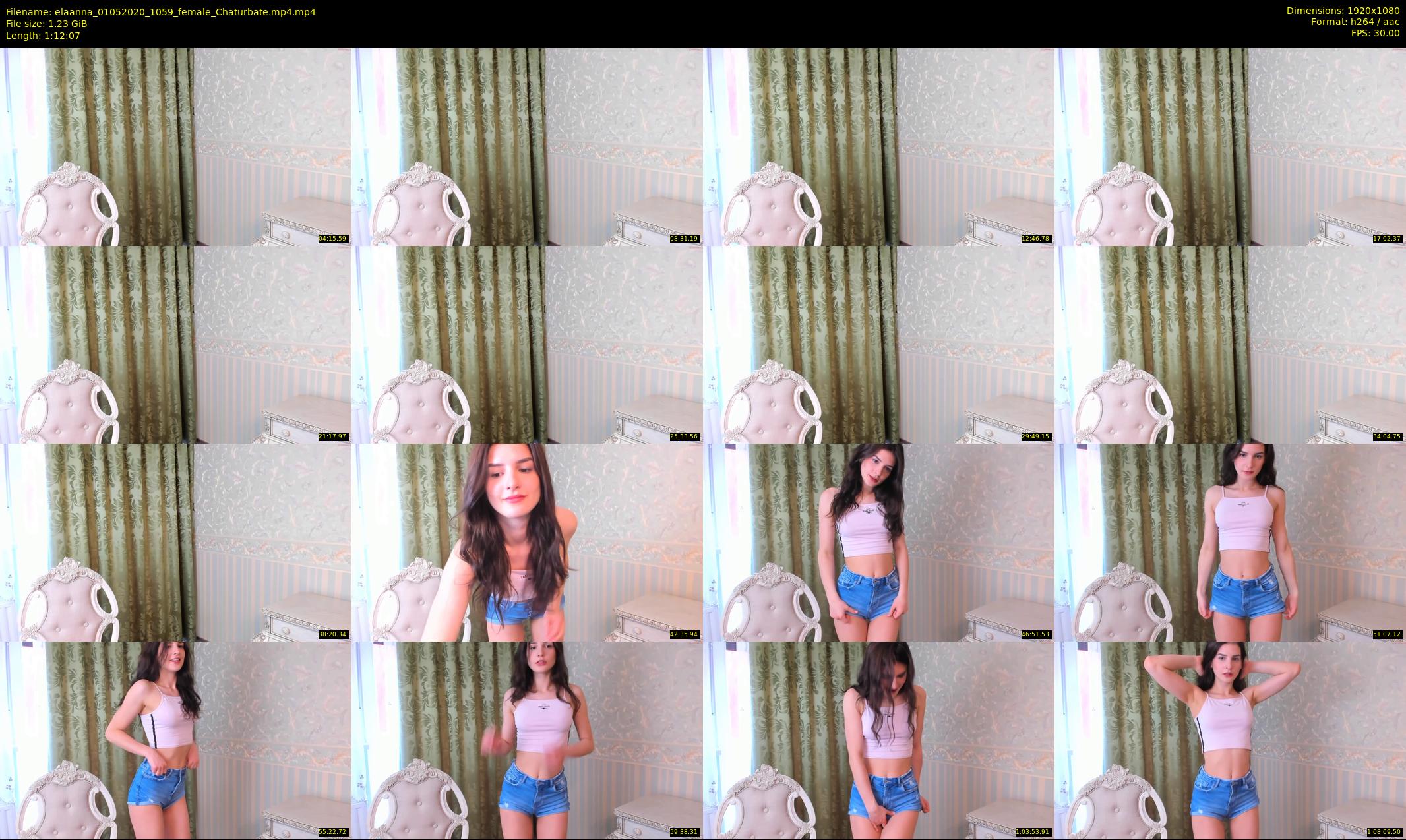 elaanna — 73 minute Chaturbate female cam show recording, 1080p, May 1, 2020