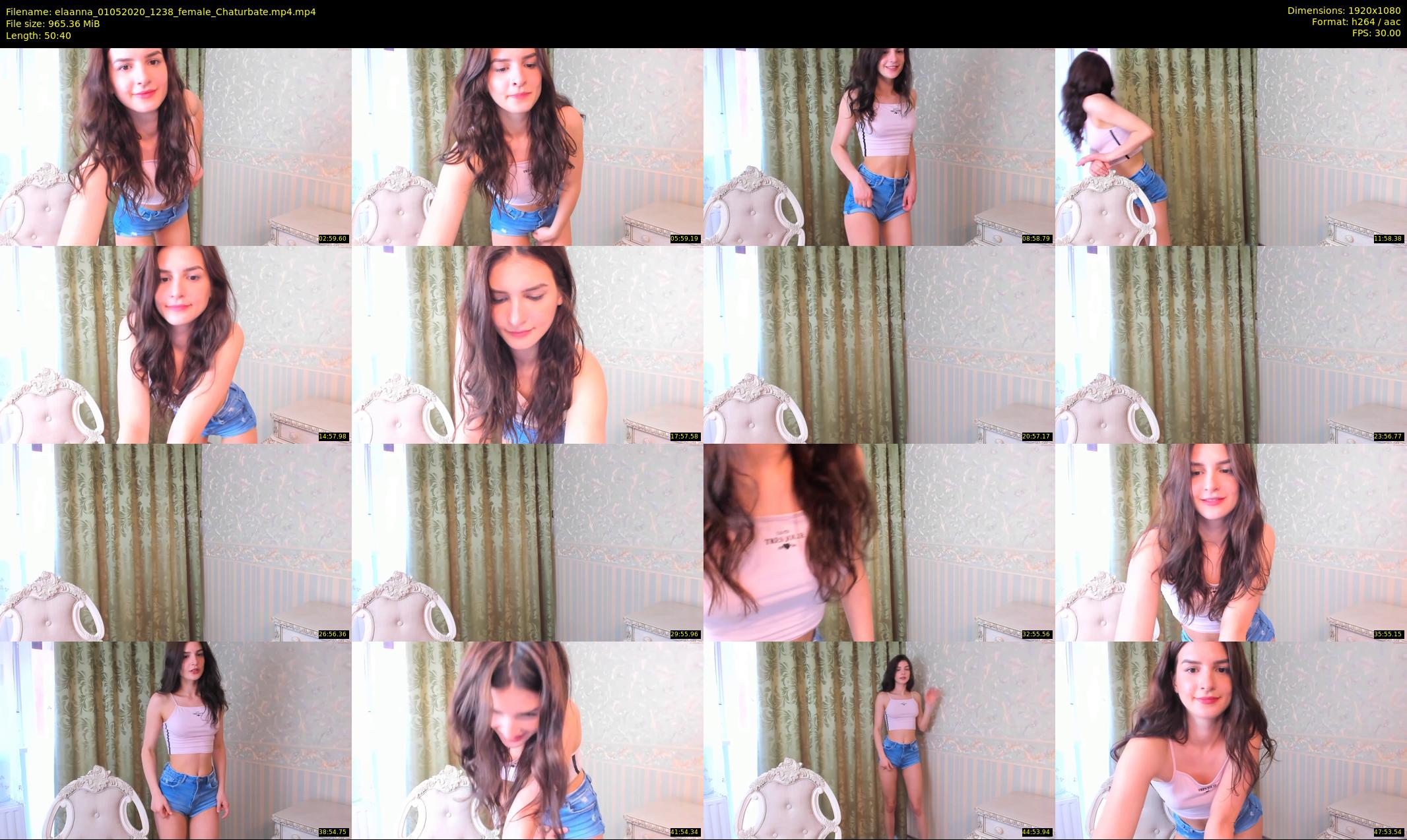 elaanna — 51 minute Chaturbate female cam show recording, 1080p, May 1, 2020