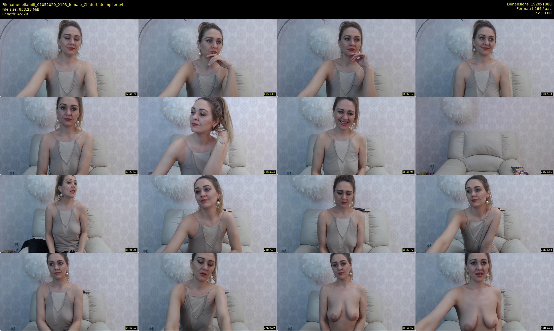 ellamilf — 46 minute Chaturbate female cam show recording, 1080p, May 1, 2020