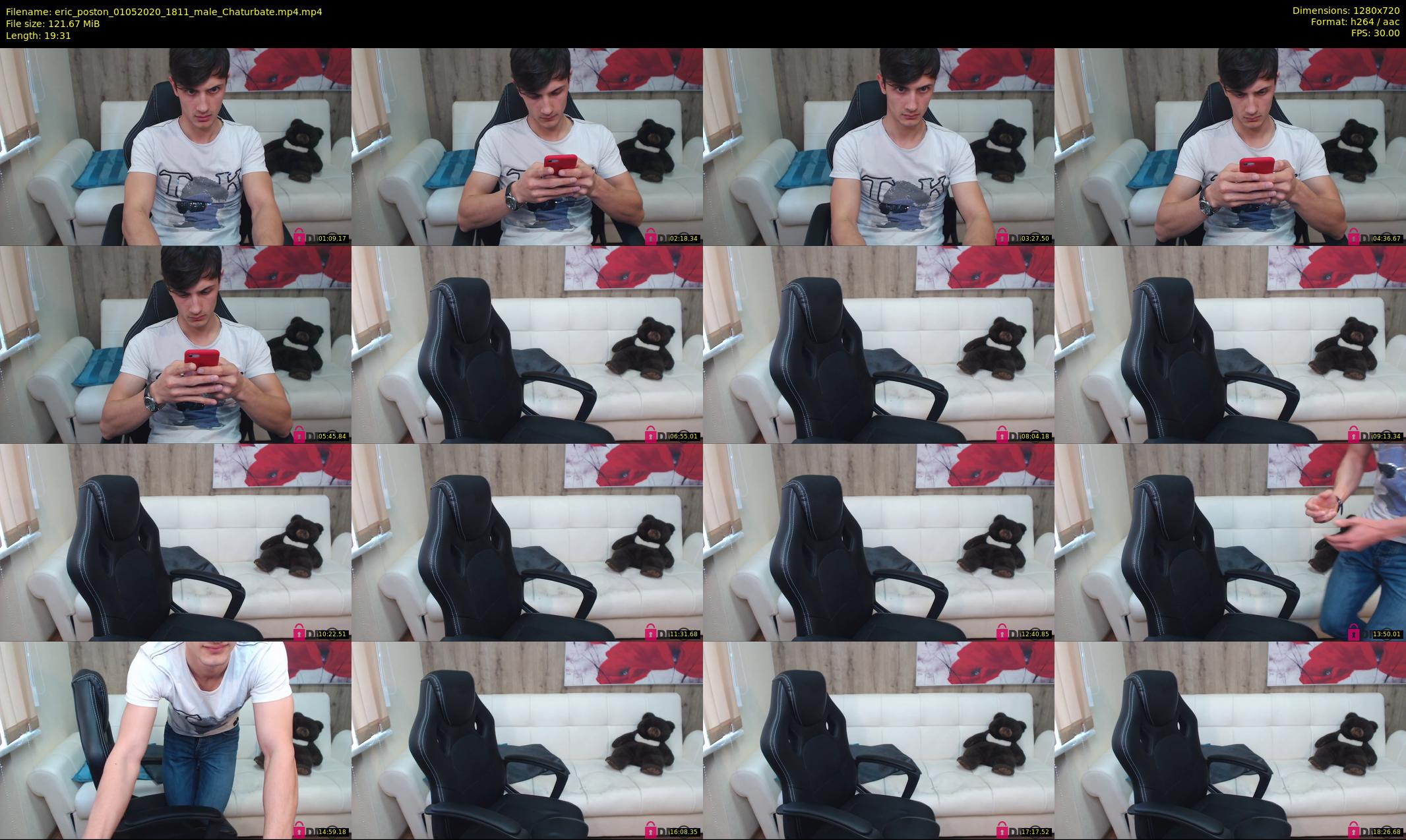 eric_poston — 20 minute Chaturbate male cam show recording, 720p, May 1, 2020