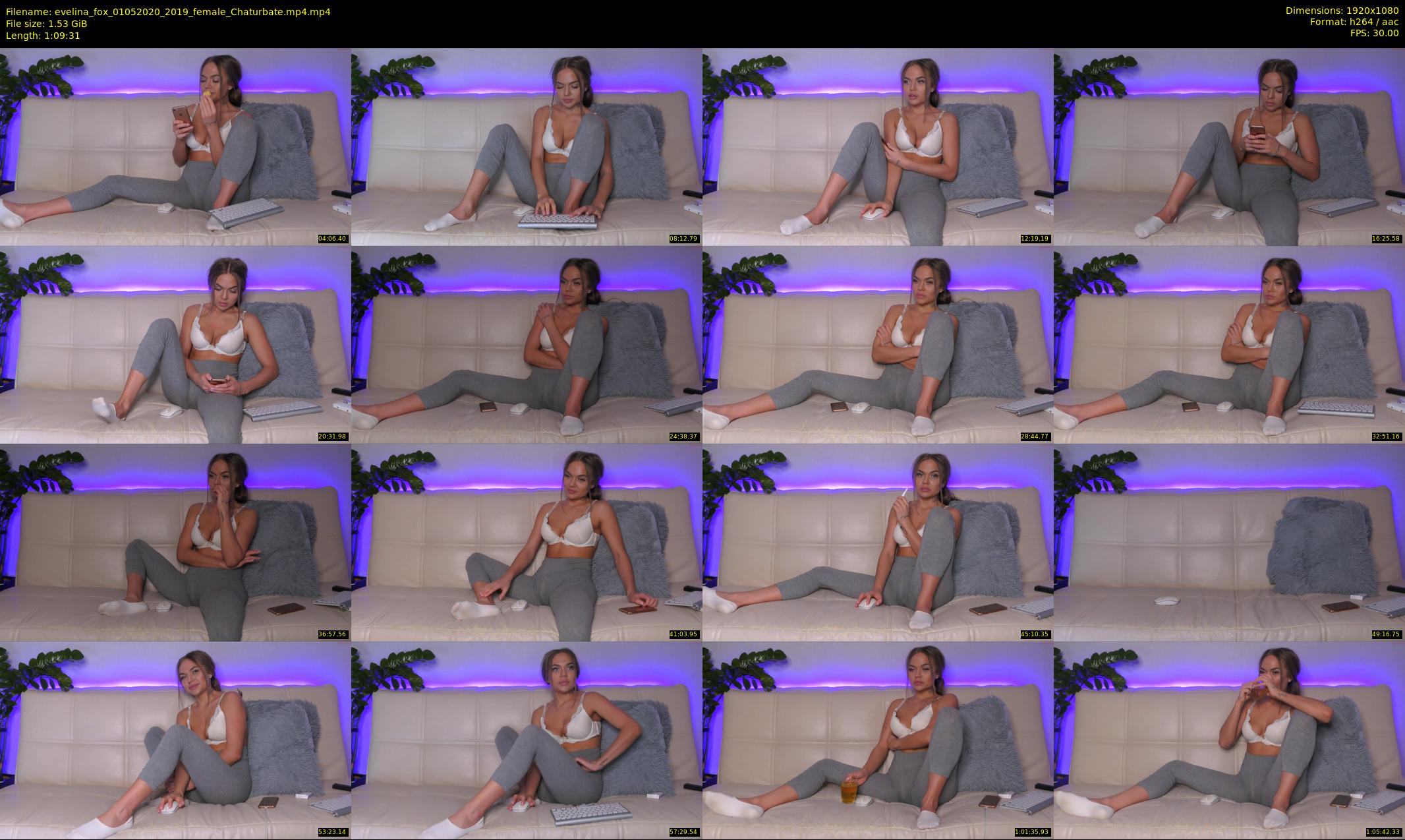 evelina_fox — 70 minute Chaturbate female cam show recording, 1080p, May 1, 2020