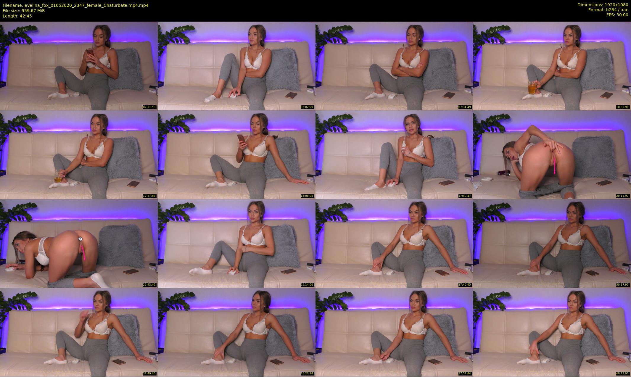 evelina_fox — 43 minute Chaturbate female cam show recording, 1080p, May 1, 2020