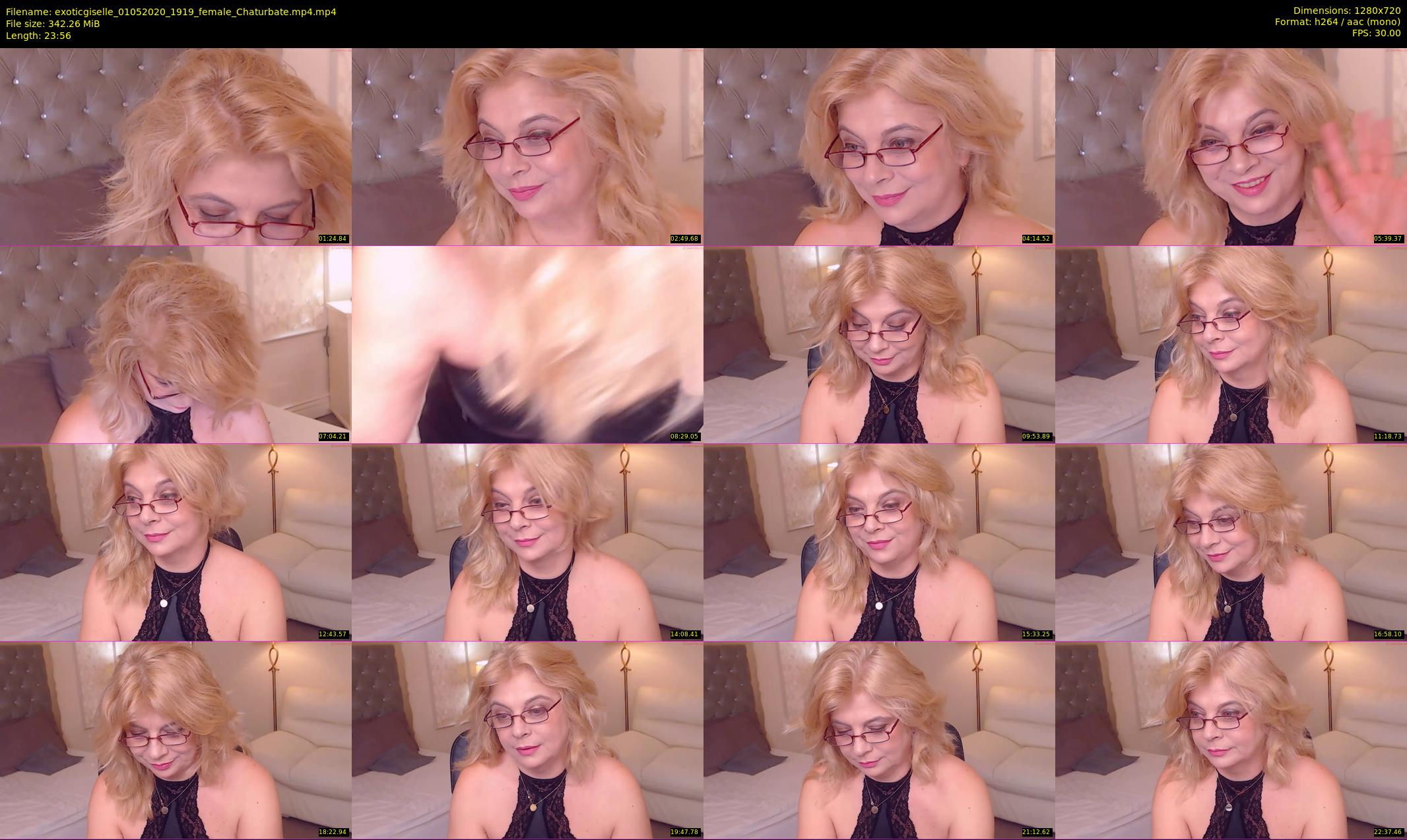 exoticgiselle — 24 minute Chaturbate female cam show recording, 720p, May 1, 2020