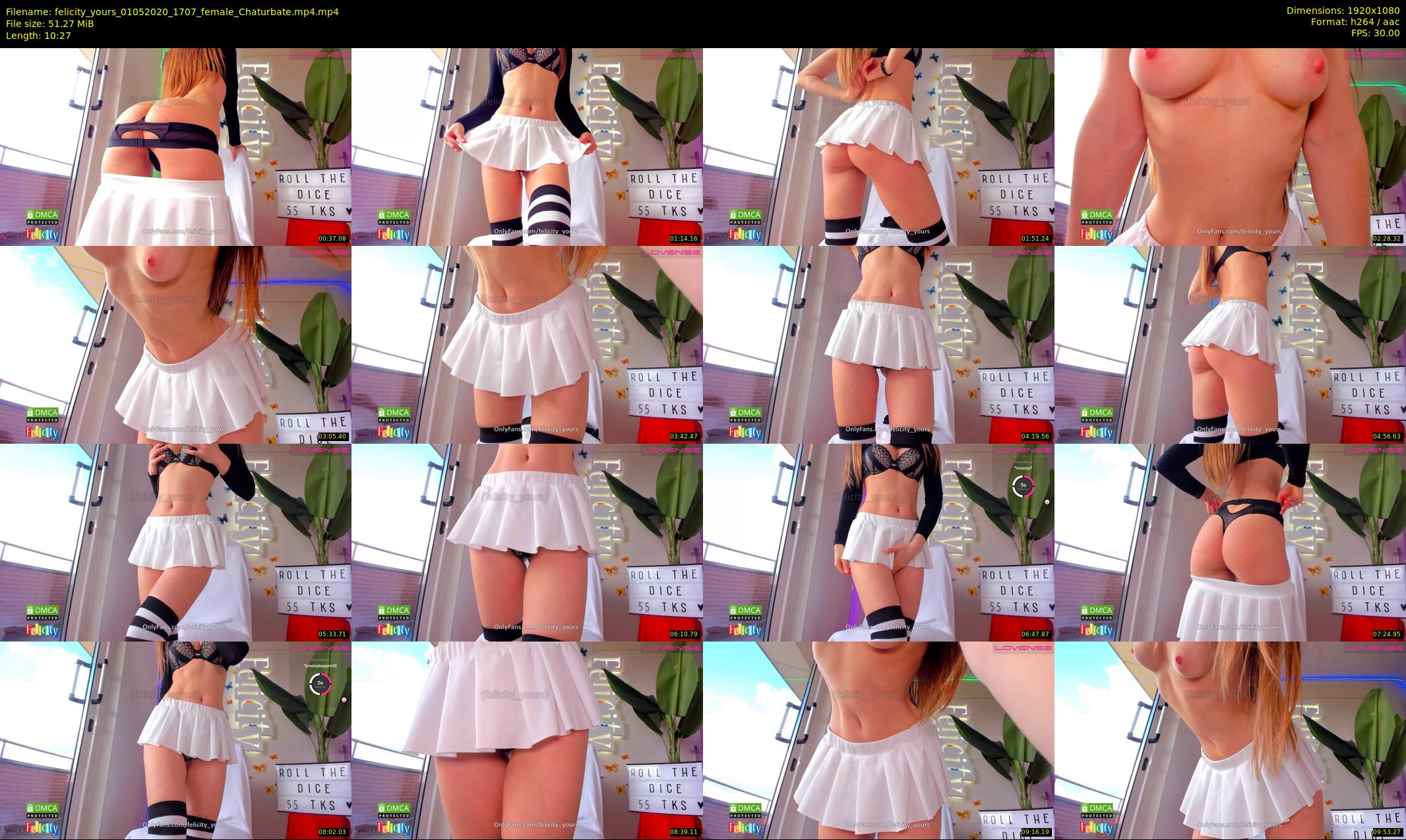 felicity_yours — 11 minute Chaturbate female cam show recording, 1080p, May 1, 2020