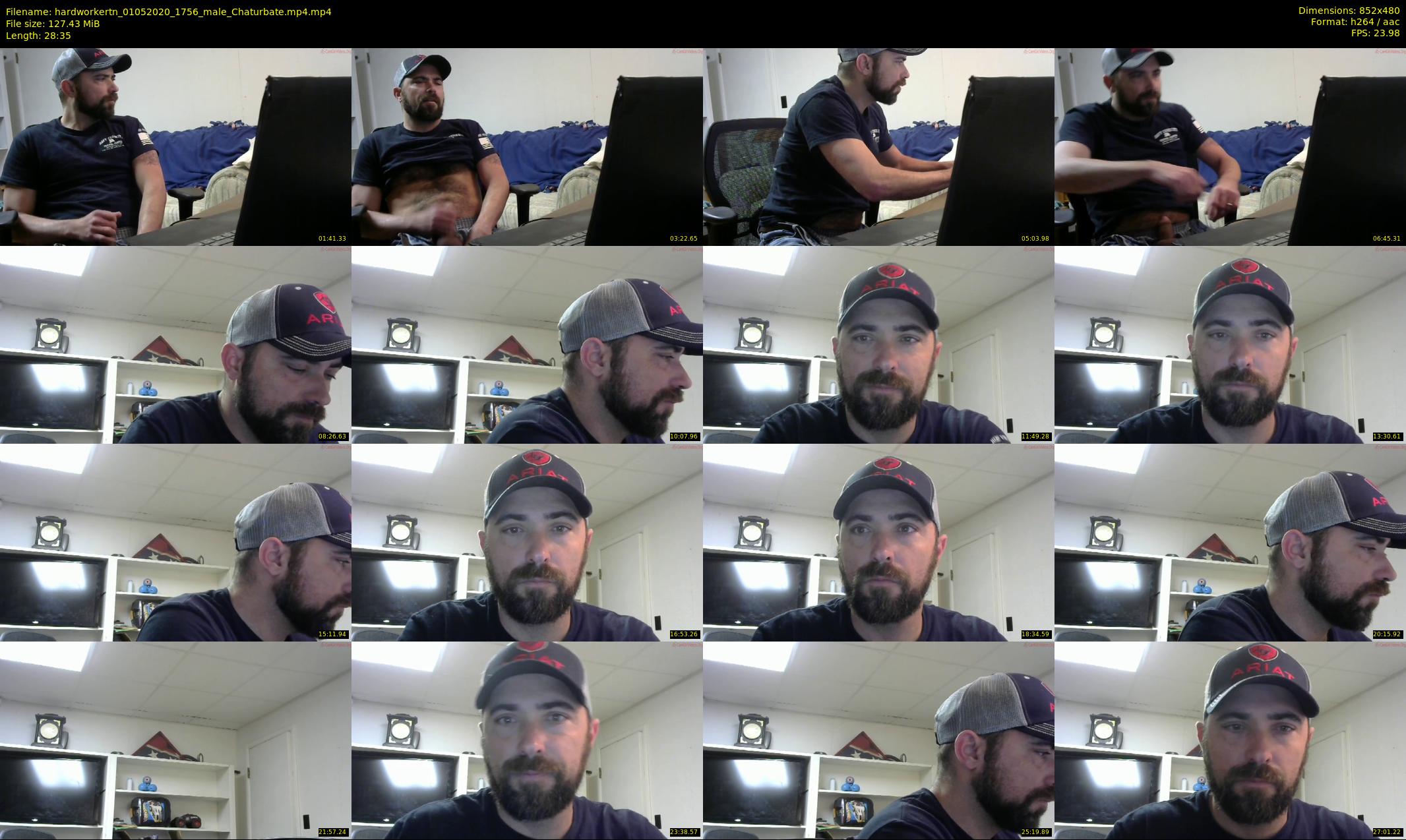 hardworkertn — 29 minute Chaturbate male cam show recording, 480p, May 1, 2020
