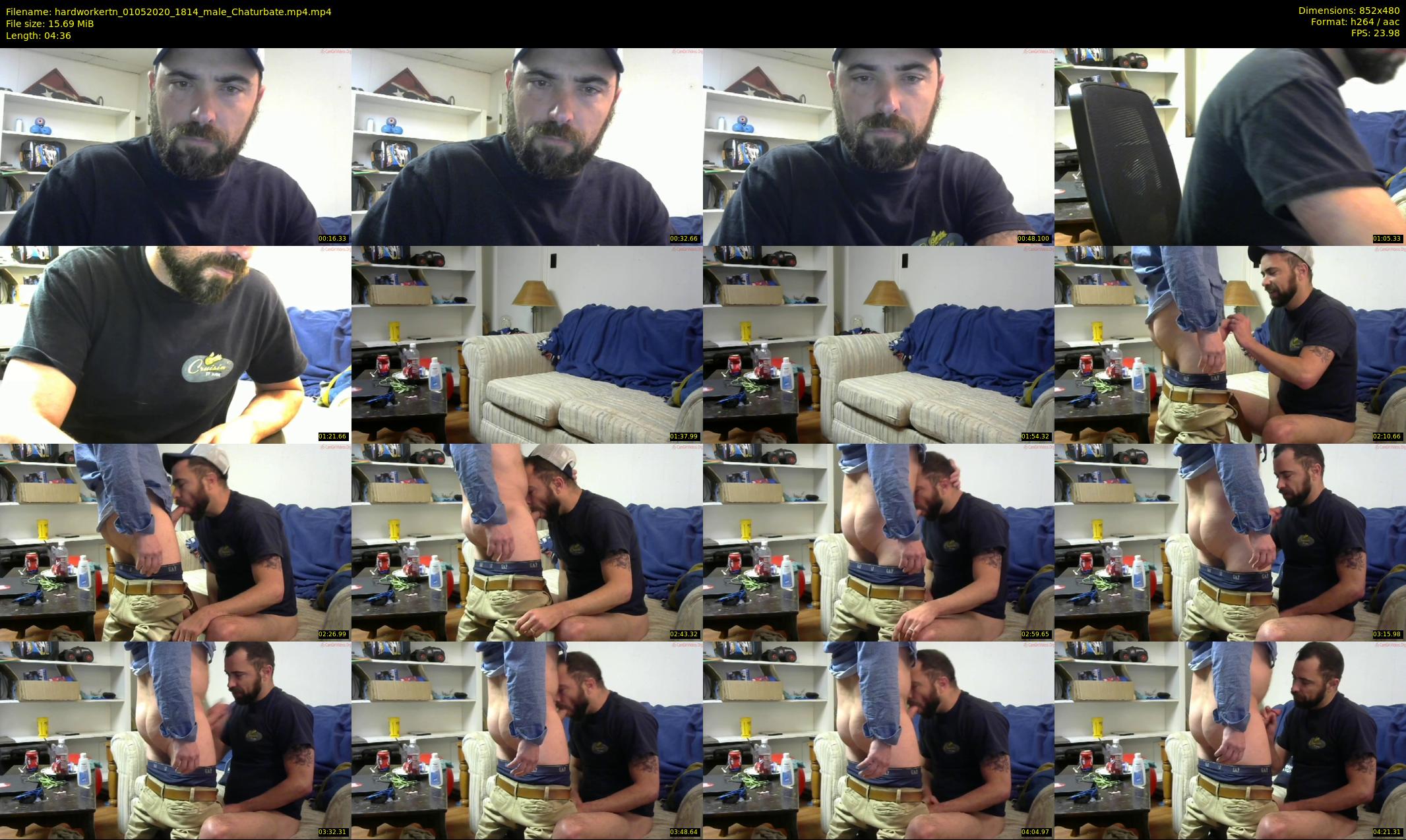 hardworkertn — 5 minute Chaturbate male cam show recording, 480p, May 1, 2020