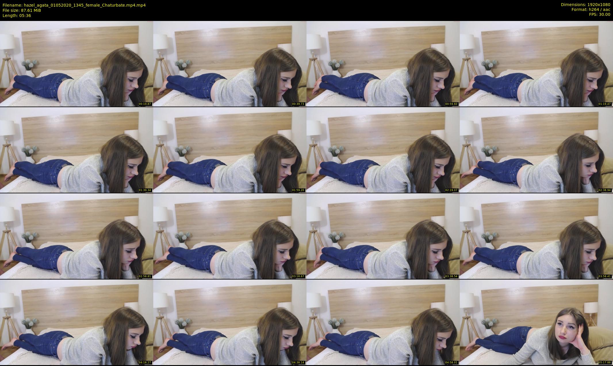 hazel_agata — 6 minute Chaturbate female cam show recording, 1080p, May 1, 2020