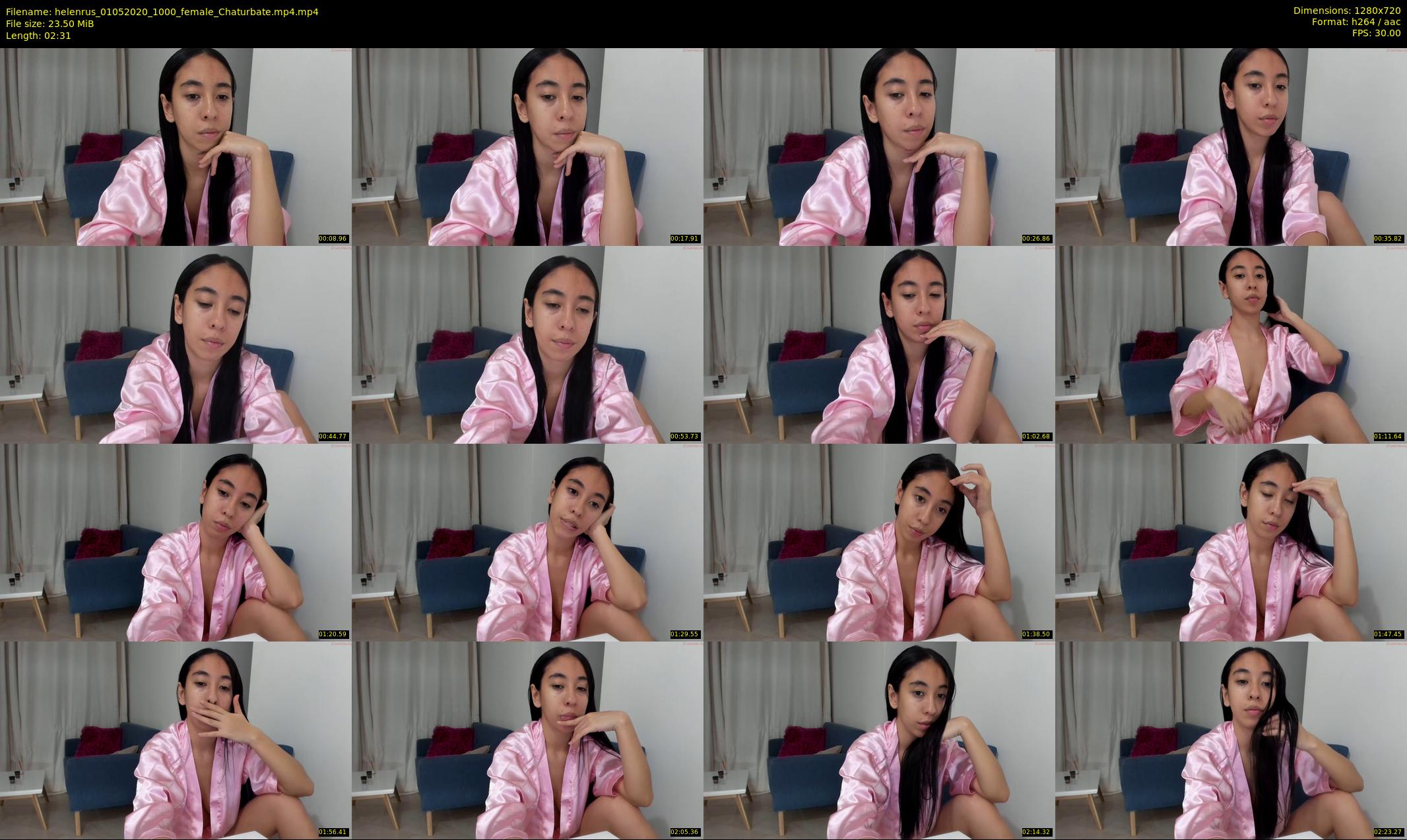 helenrus — 3 minute Chaturbate female cam show recording, 720p, May 1, 2020