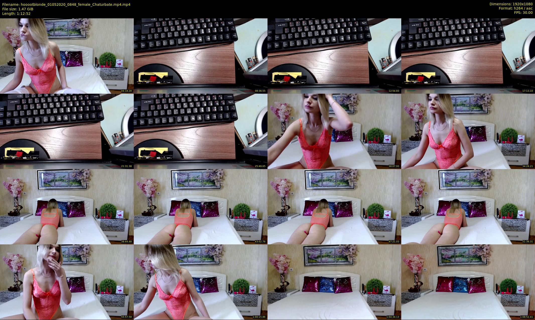 hooootblonde — 73 minute Chaturbate female cam show recording, 1080p, May 1, 2020