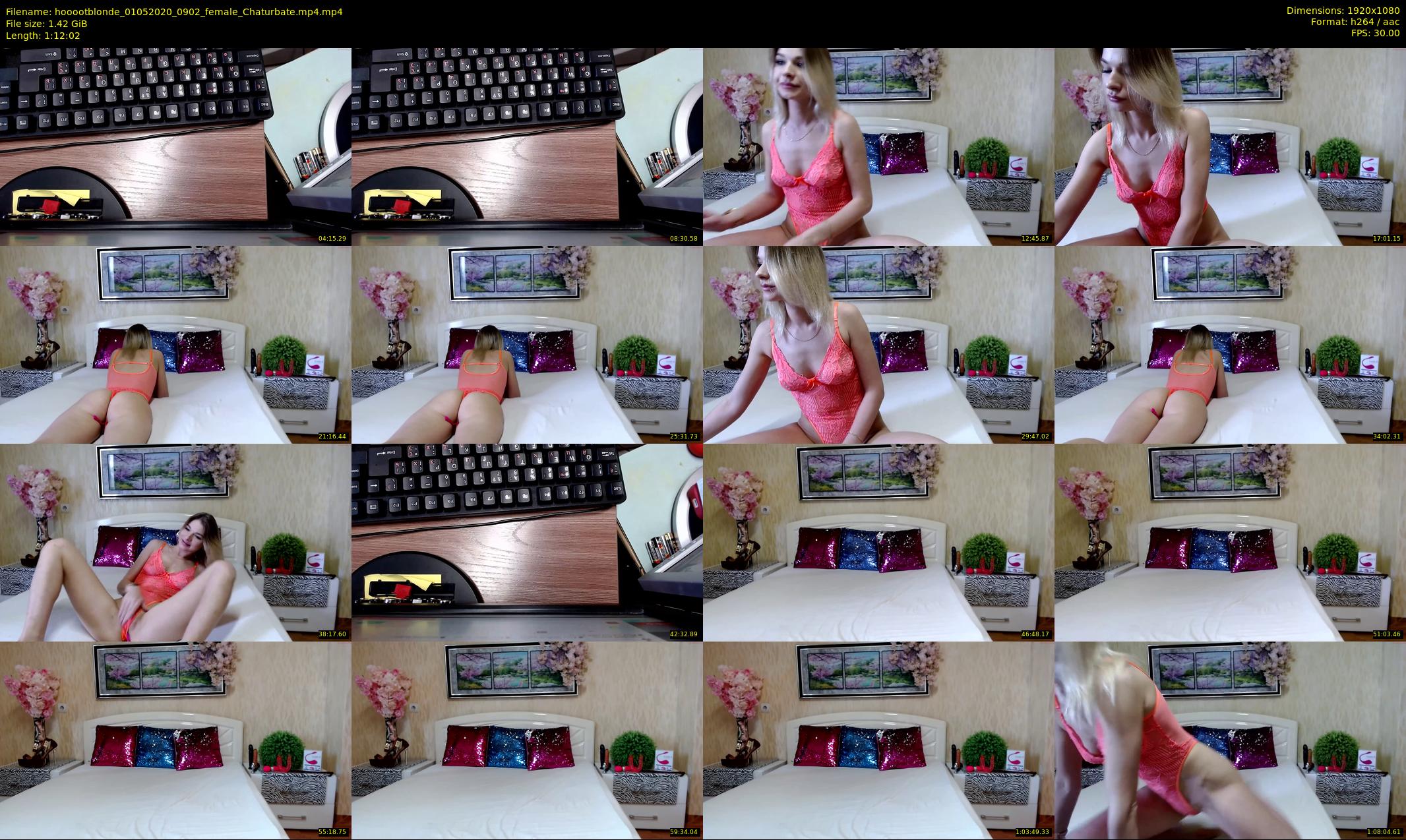 hooootblonde — 73 minute Chaturbate female cam show recording, 1080p, May 1, 2020