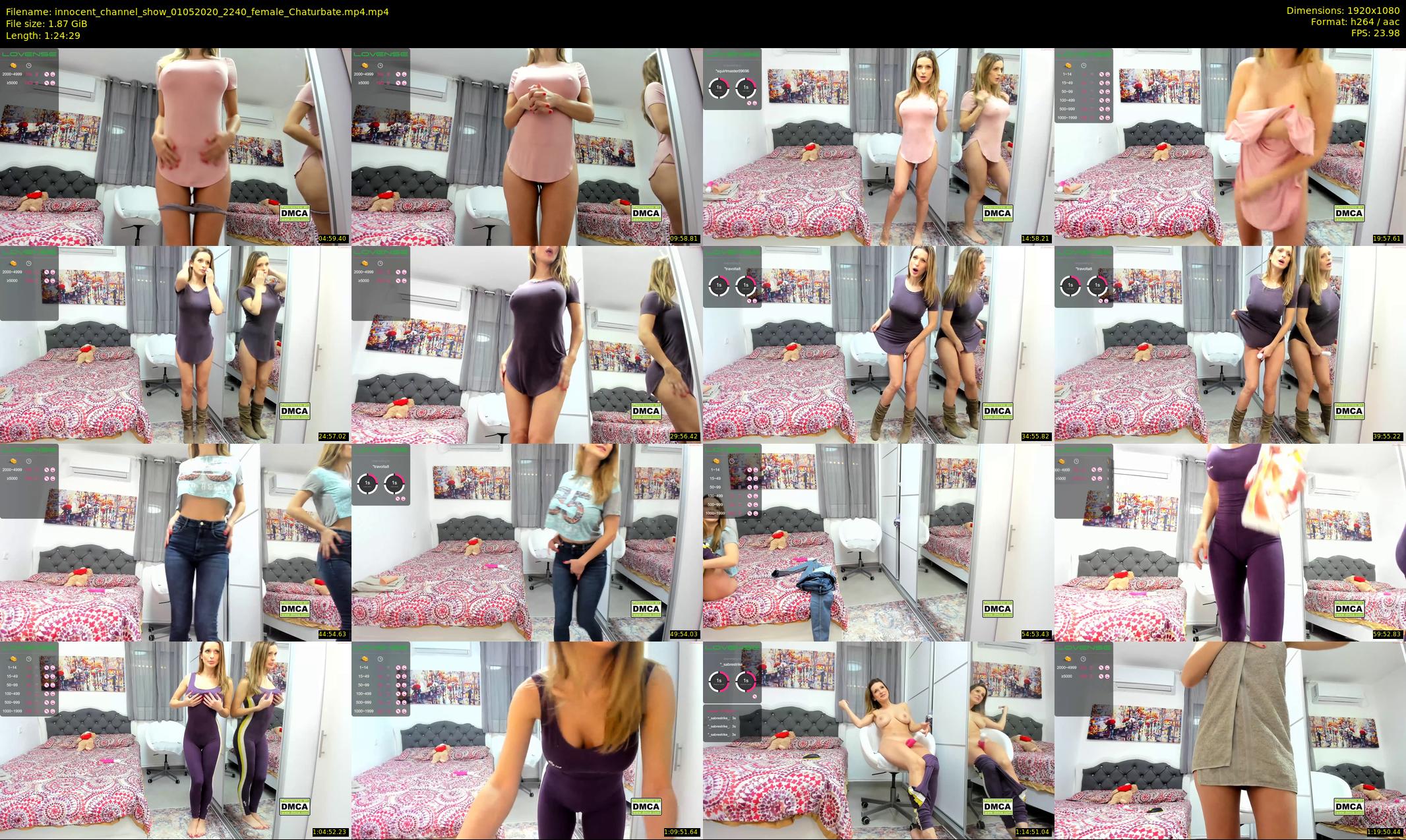innocent_channel_show — 85 minute Chaturbate female cam show recording, 1080p, May 1, 2020