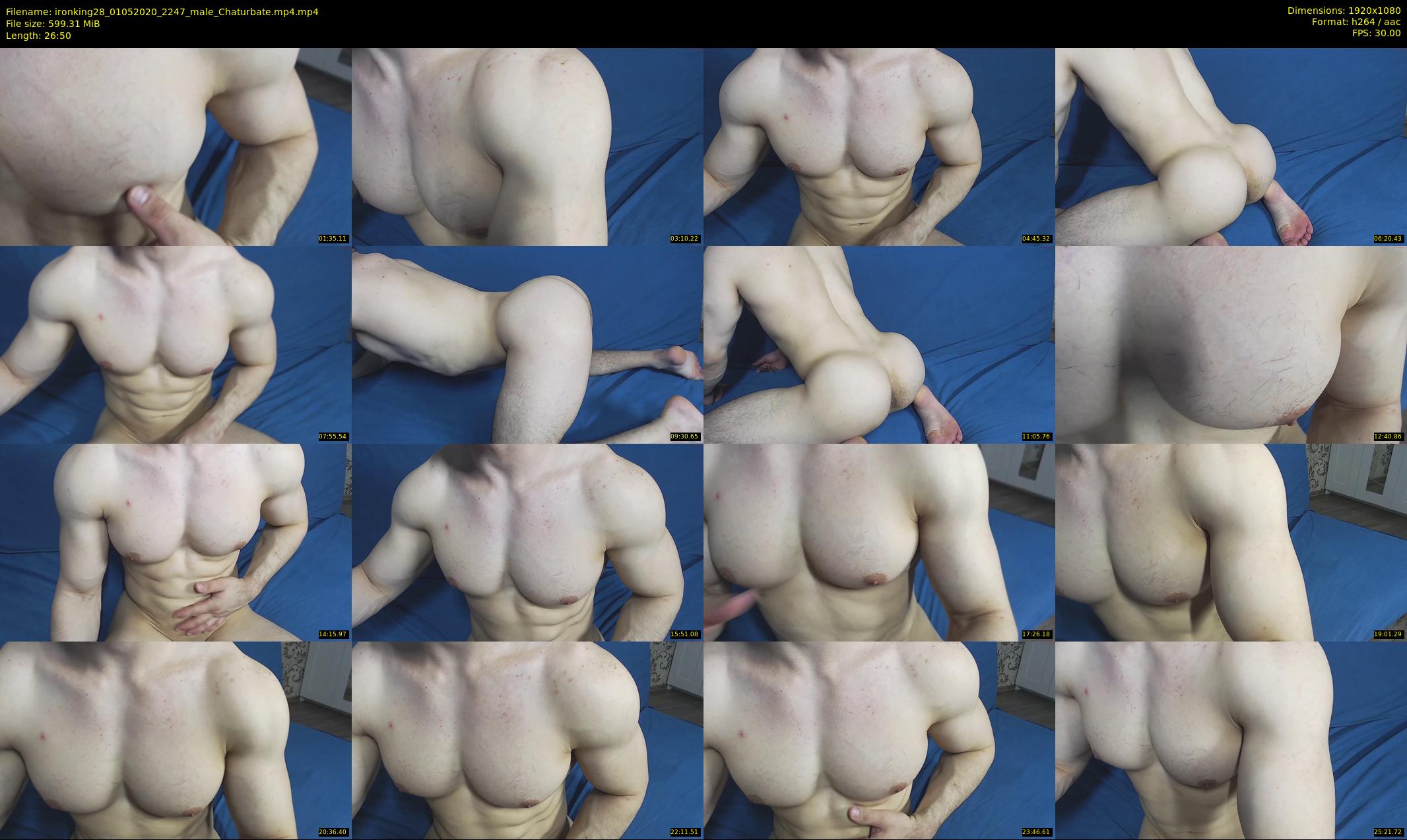 ironking28 — 27 minute Chaturbate male cam show recording, 1080p, May 1, 2020