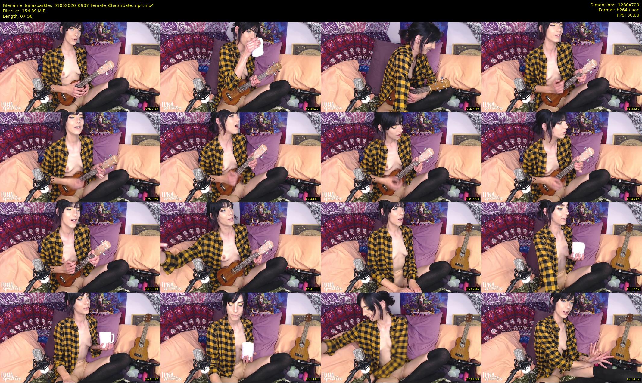 lunasparkles — 8 minute Chaturbate female cam show recording, 720p, May 1, 2020