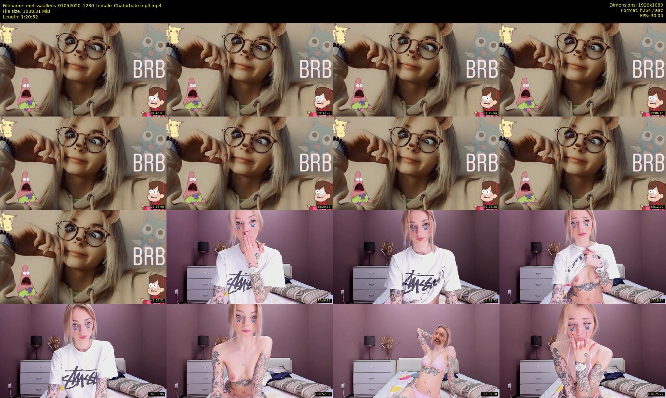 melissaallens — 81 minute Chaturbate female cam show recording, 1080p, May 1, 2020