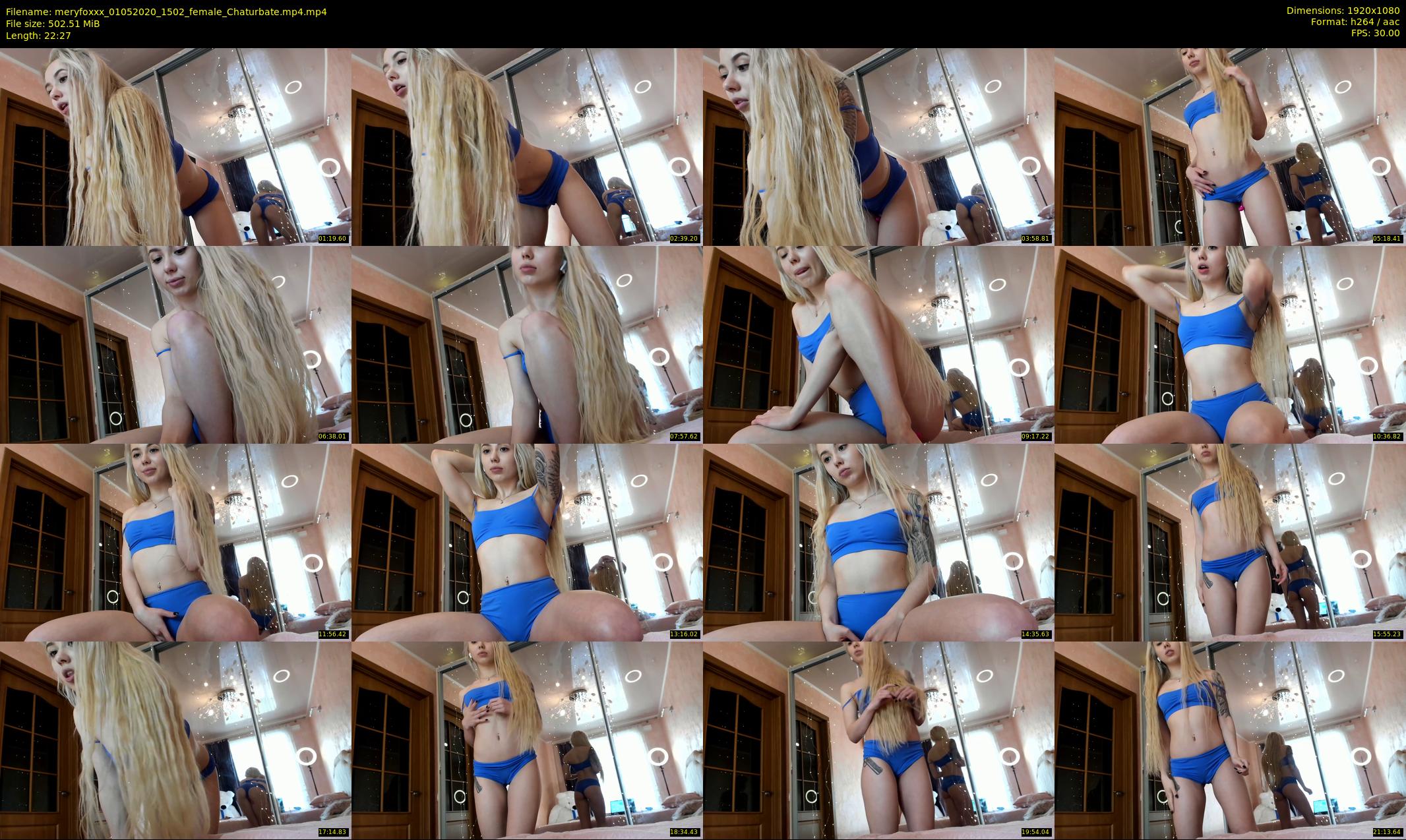 meryfoxxx — 23 minute Chaturbate female cam show recording, 1080p, May 1, 2020