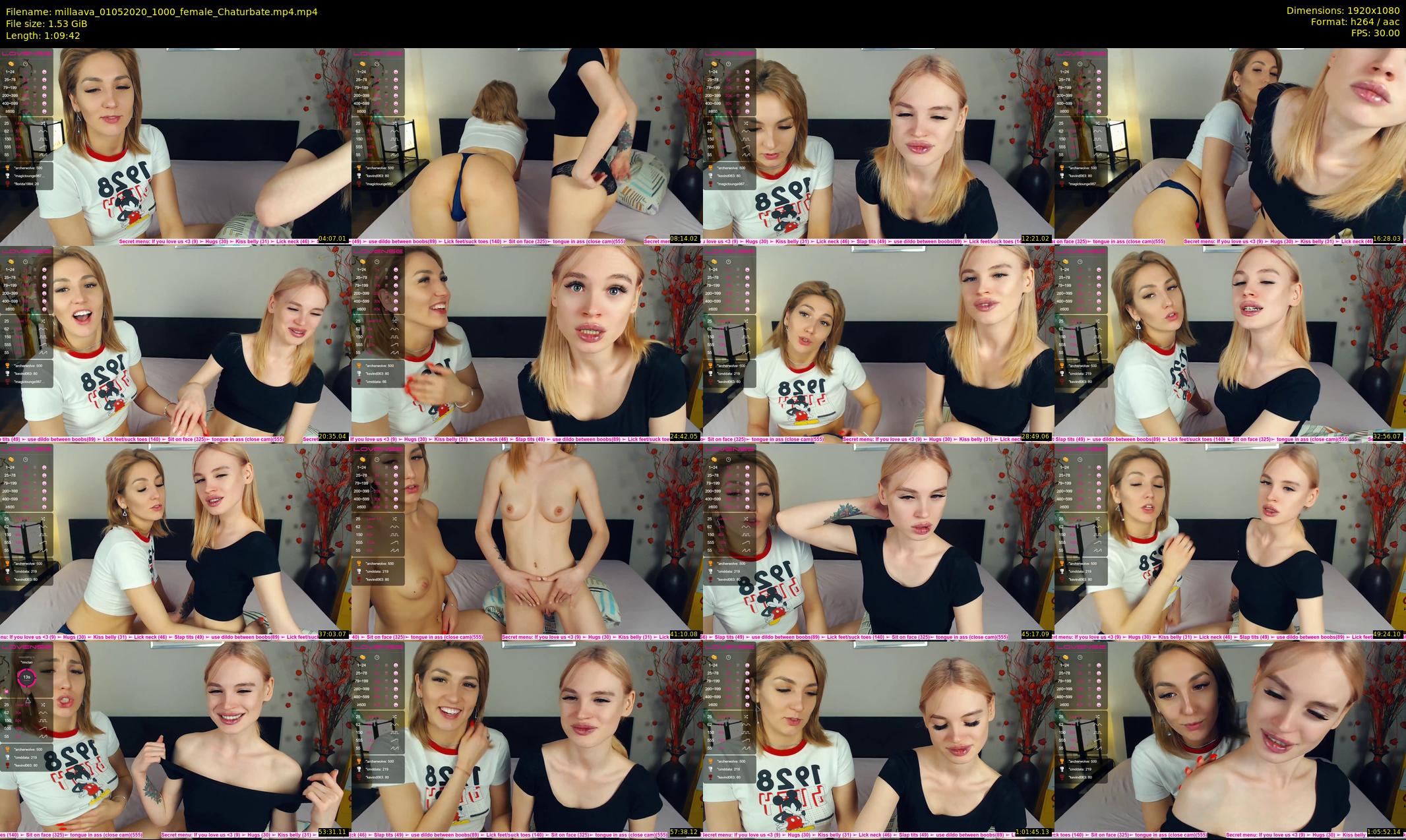 millaava — 70 minute Chaturbate female cam show recording, 1080p, May 1, 2020