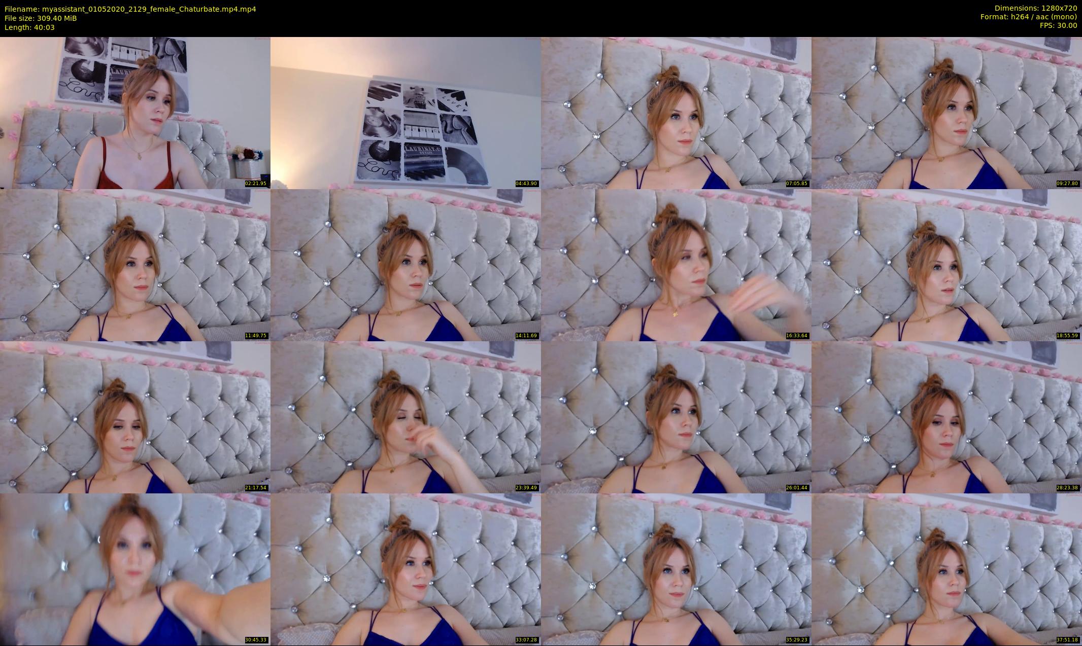 myassistant — 41 minute Chaturbate female cam show recording, 720p, May 1, 2020