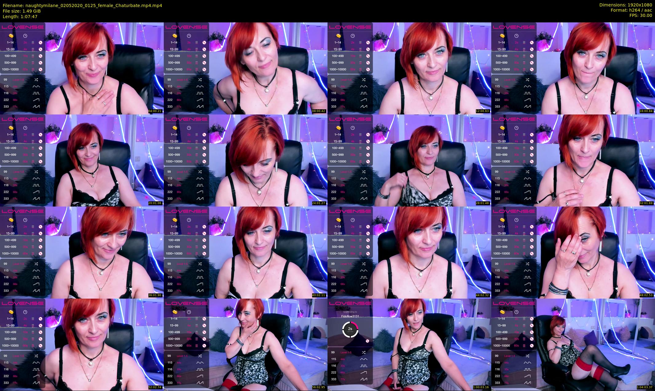 naughtymilane — 68 minute Chaturbate female cam show recording, 1080p, May 2, 2020