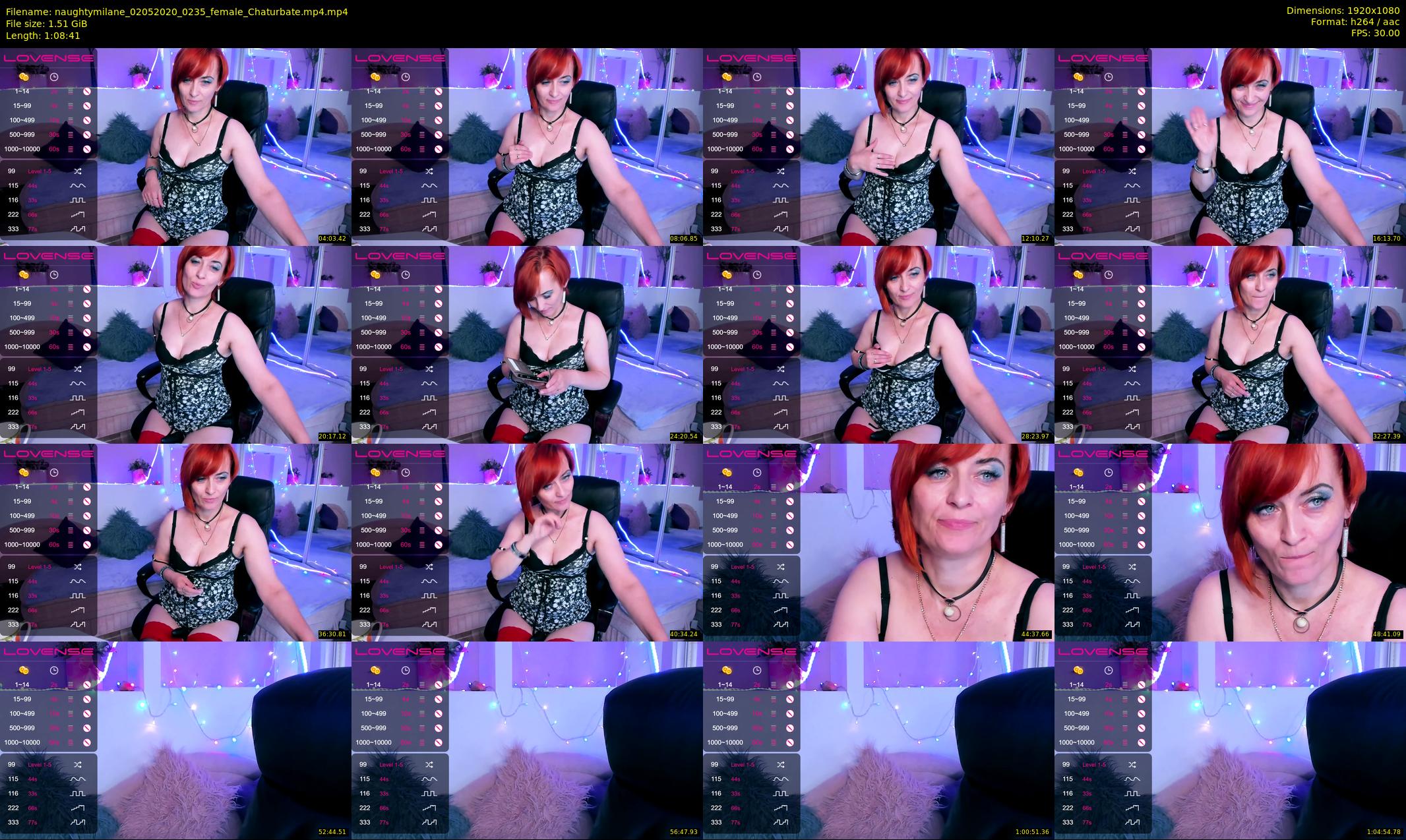 naughtymilane — 69 minute Chaturbate female cam show recording, 1080p, May 2, 2020