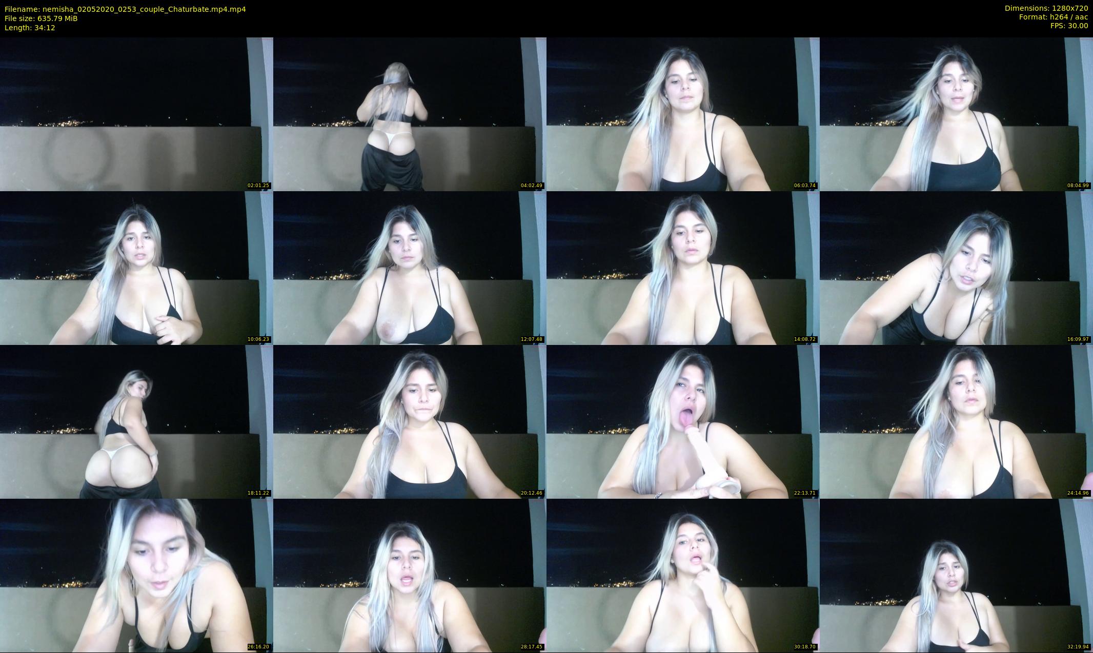 nemisha — 35 minute Chaturbate female cam show recording, 720p, May 2, 2020