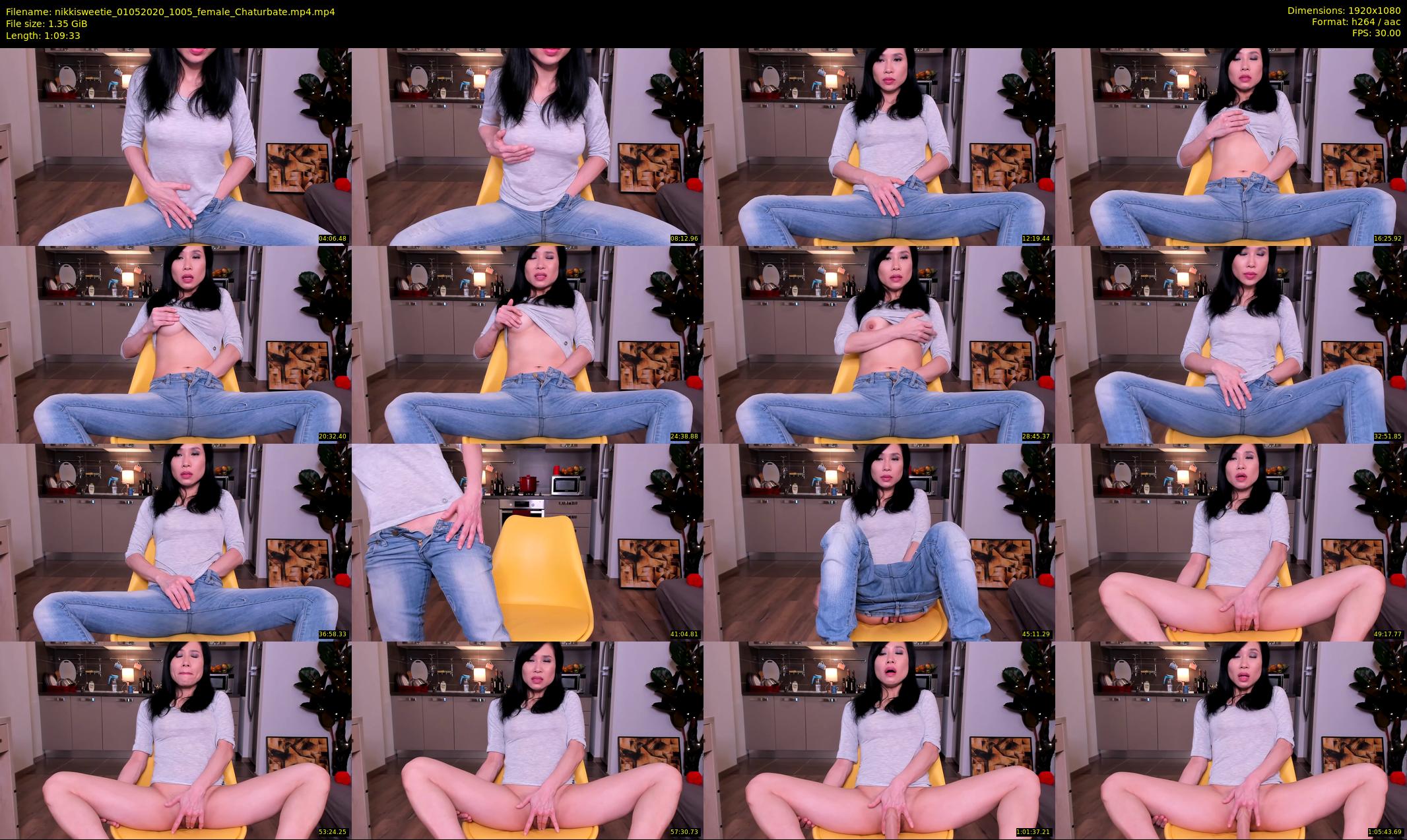 nikkisweetie — 70 minute Chaturbate female cam show recording, 1080p, May 1, 2020