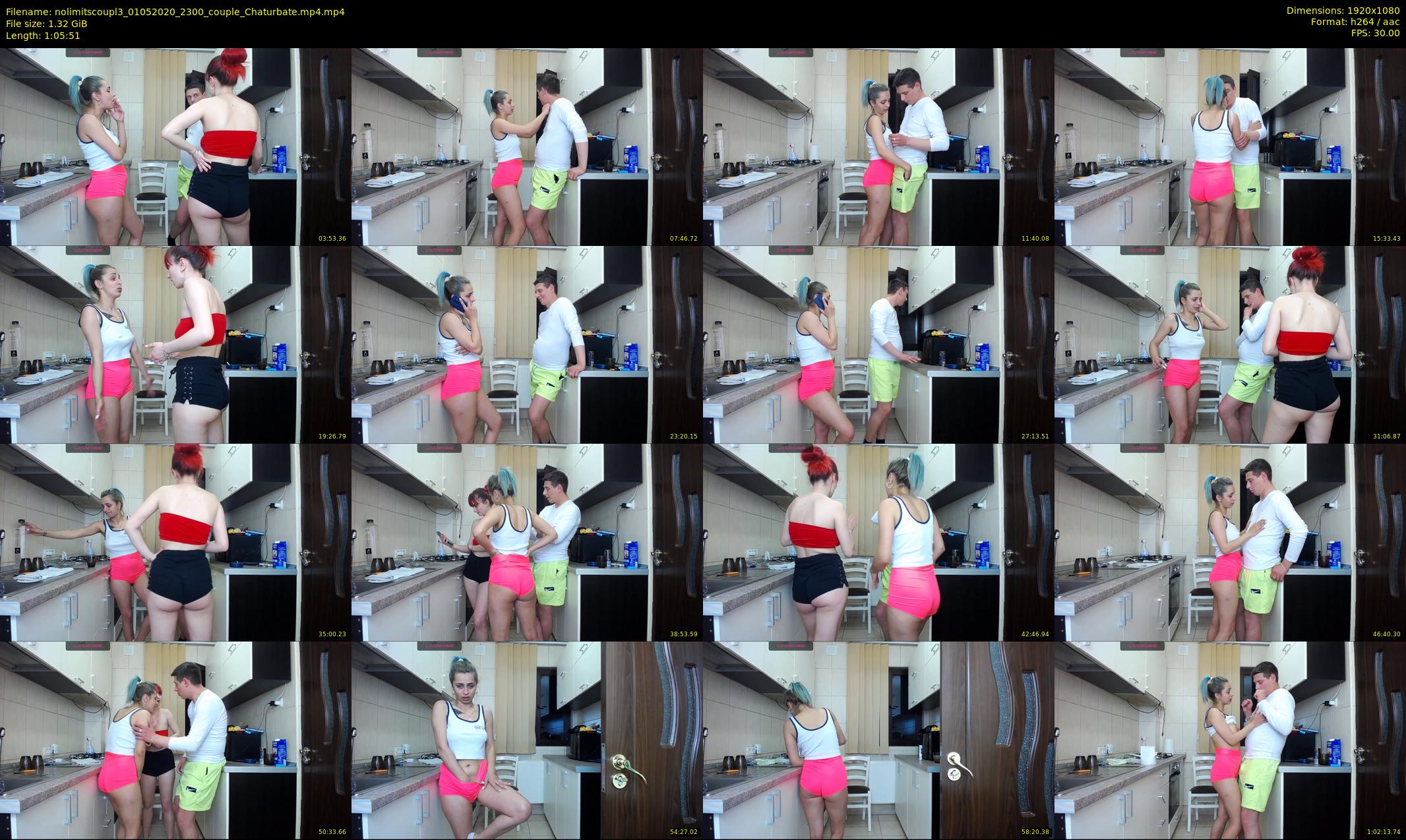 nolimitscoupl3 — 66 minute Chaturbate couple cam show recording, 1080p, May 1, 2020