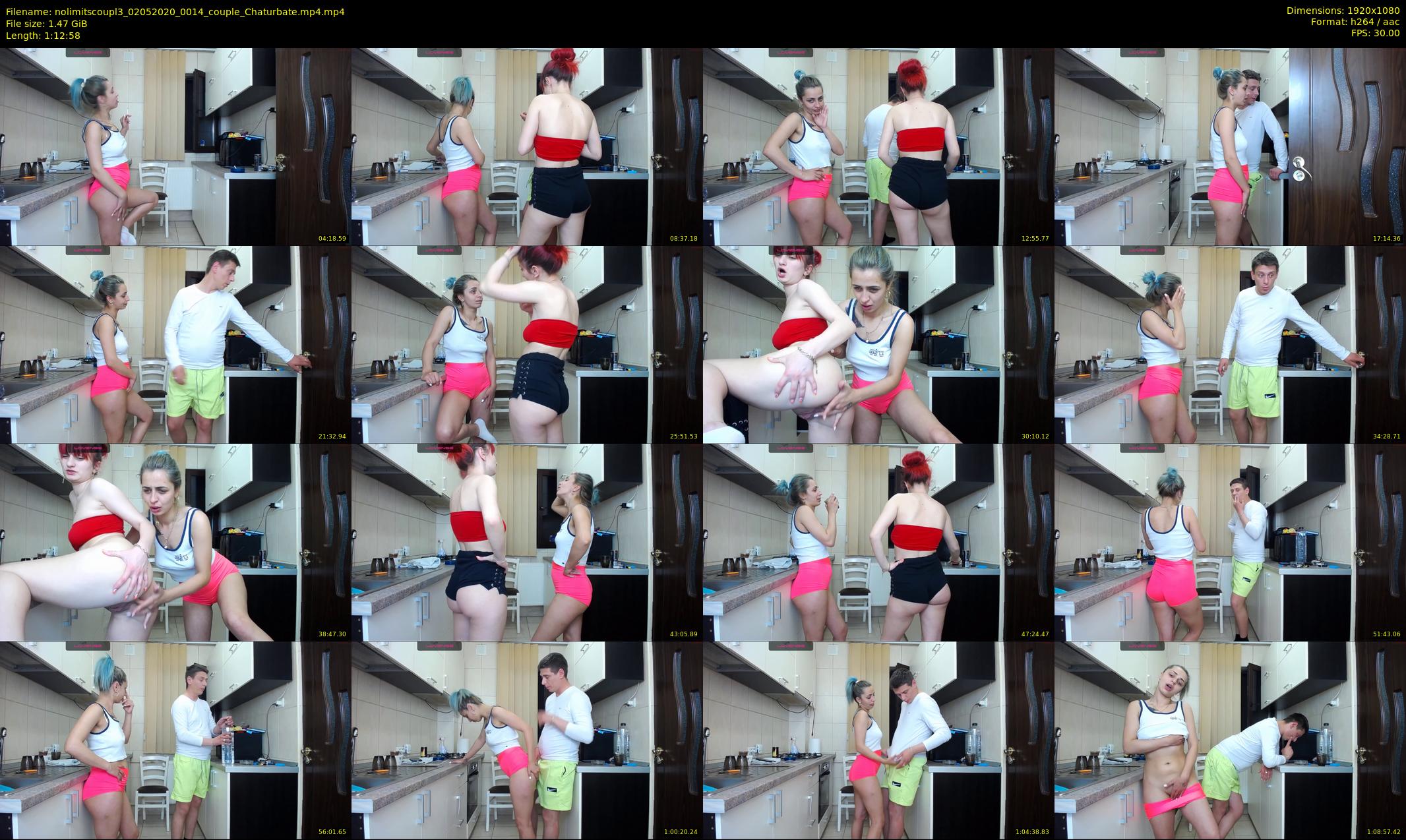 nolimitscoupl3 — 73 minute Chaturbate couple cam show recording, 1080p, May 2, 2020