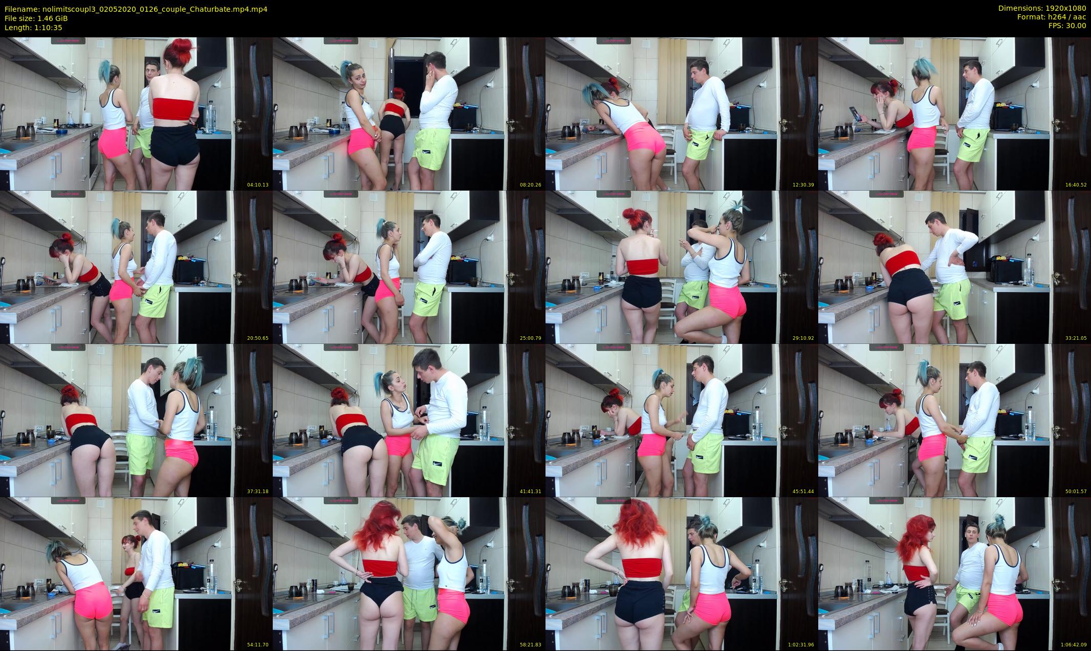 nolimitscoupl3 — 71 minute Chaturbate couple cam show recording, 1080p, May 2, 2020