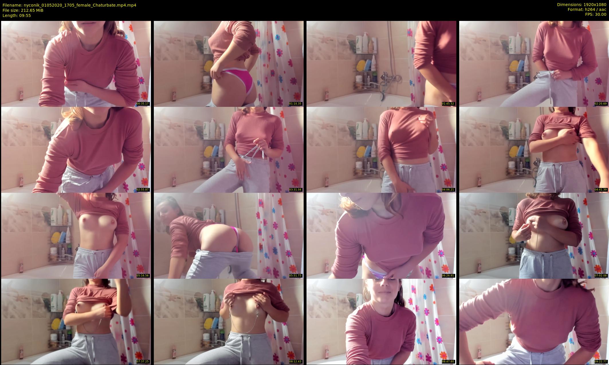 nyconik — 10 minute Chaturbate female cam show recording, 1080p, May 1, 2020