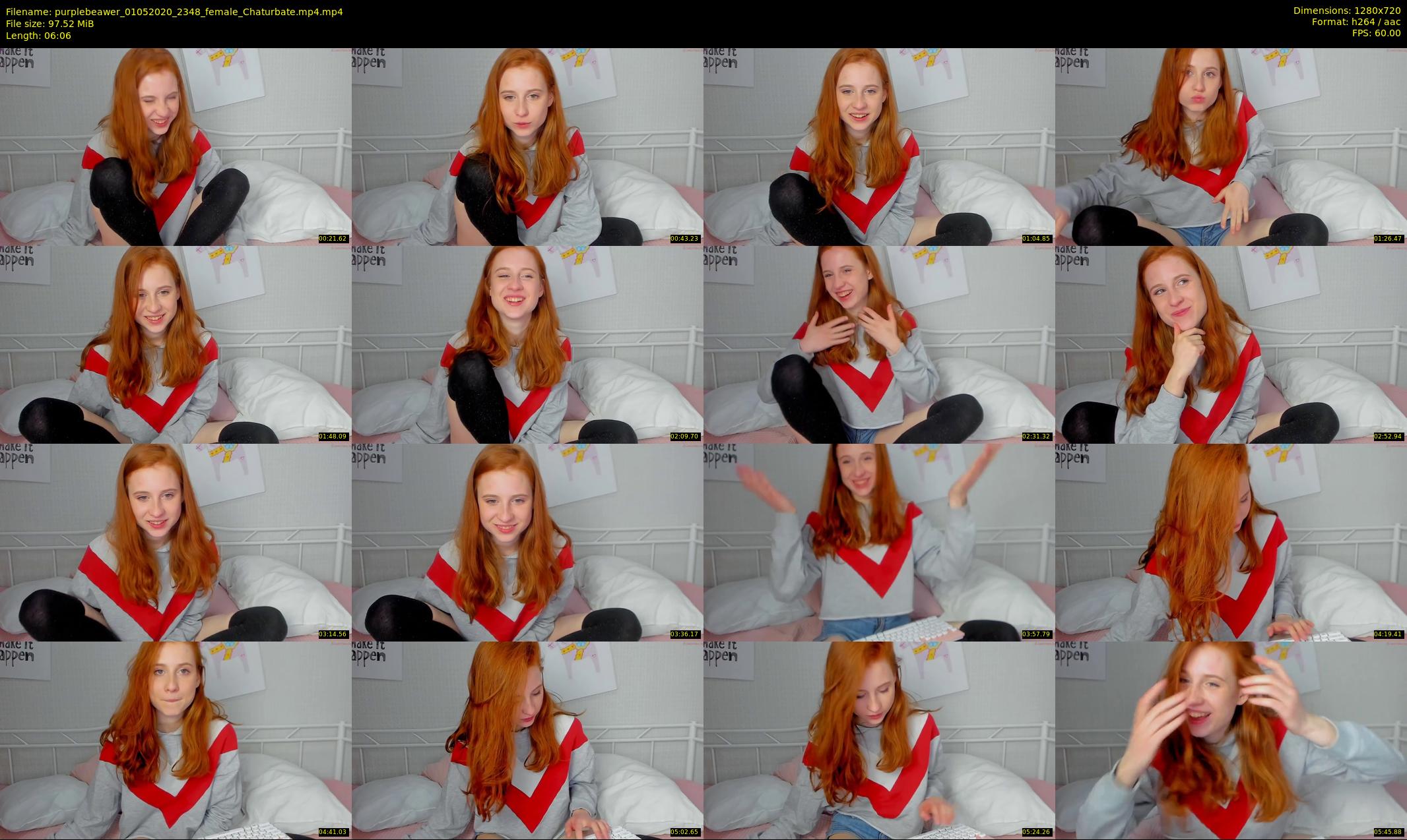 purplebeawer — 7 minute Chaturbate female cam show recording, 720p, May 1, 2020