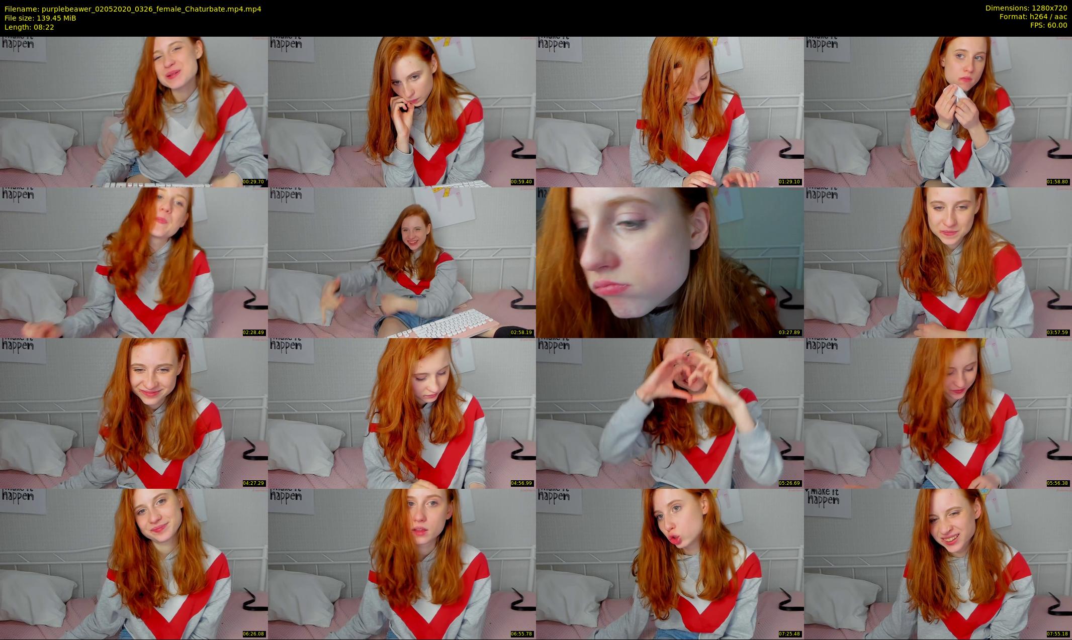 purplebeawer — 9 minute Chaturbate female cam show recording, 720p, May 2, 2020