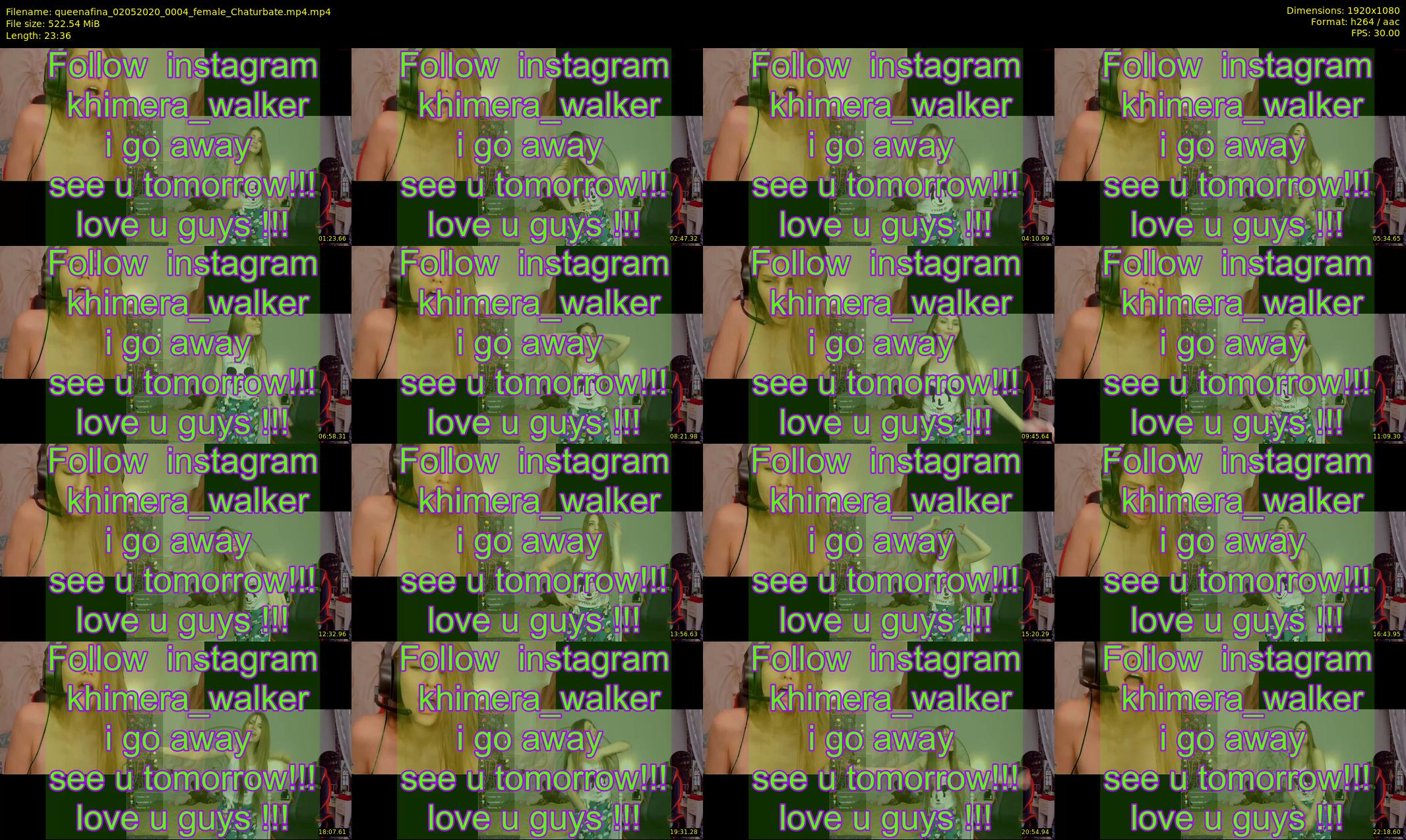 queenafina — 24 minute Chaturbate female cam show recording, 1080p, May 2, 2020