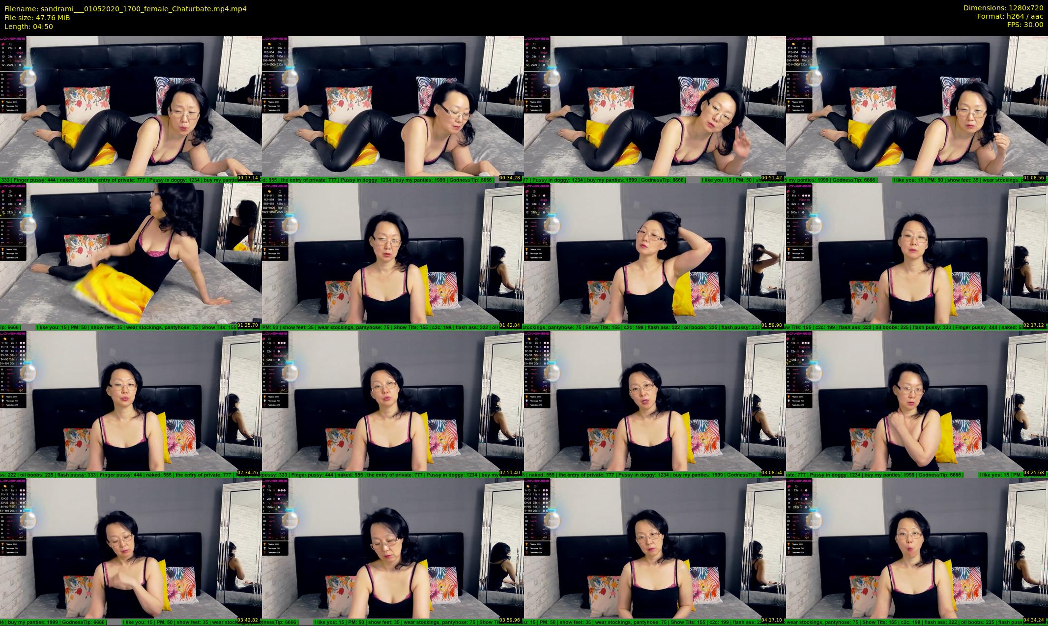 sandrami__ — 5 minute Chaturbate female cam show recording, 720p, May 1, 2020