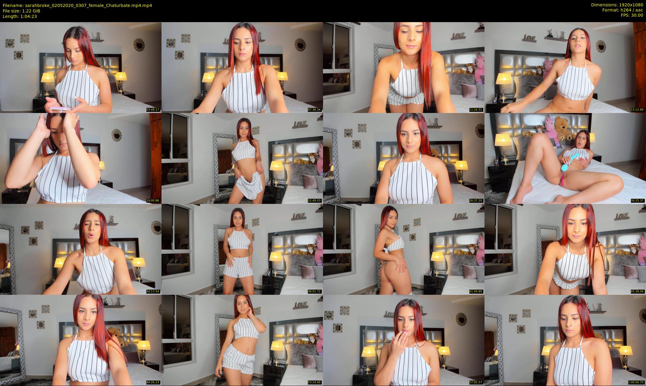 sarahbroke — 65 minute Chaturbate female cam show recording, 1080p, May 2, 2020