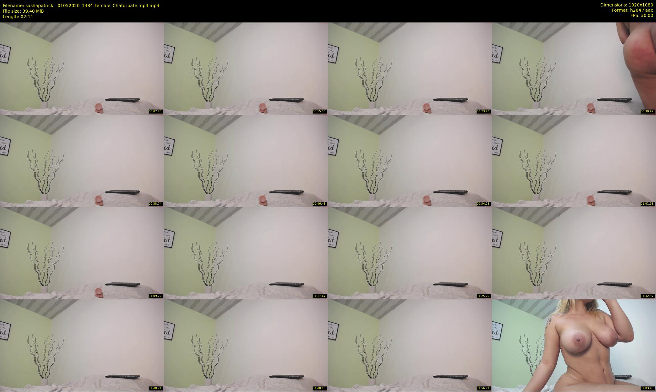 sashapatrick_ — 3 minute Chaturbate female cam show recording, 1080p, May 1, 2020