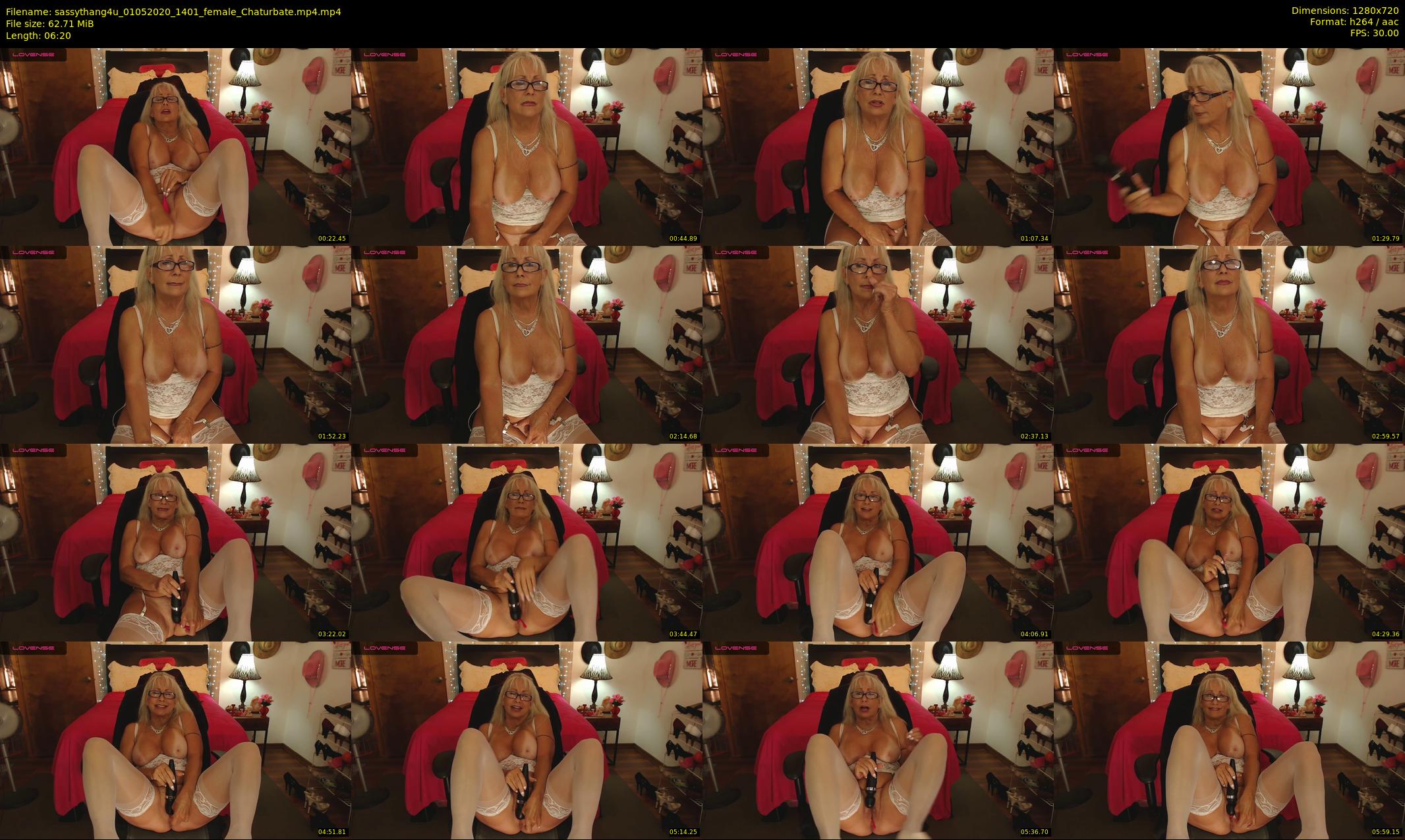 sassythang4u — 7 minute Chaturbate female cam show recording, 720p, May 1, 2020