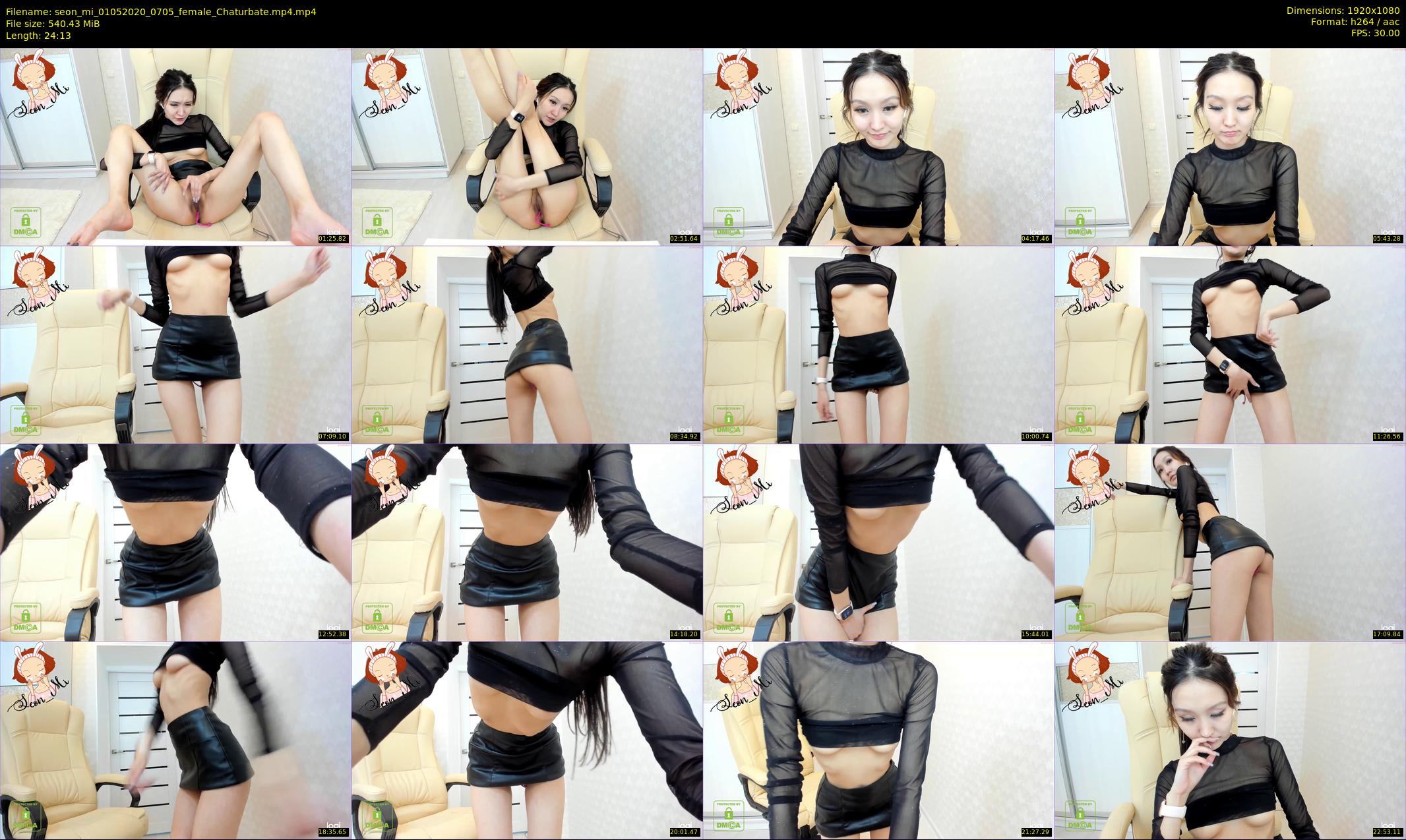 seon_mi — 25 minute Chaturbate female cam show recording, 1080p, May 1, 2020