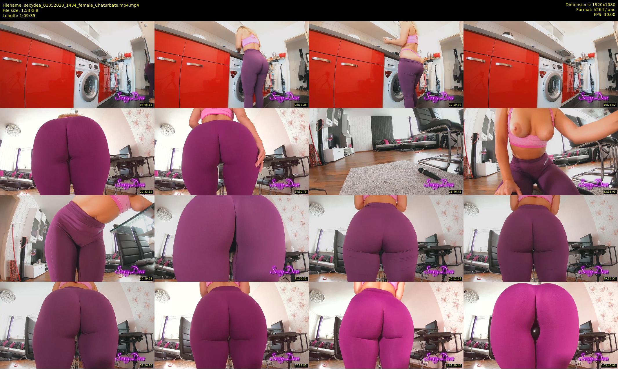 sexydea — 70 minute Chaturbate female cam show recording, 1080p, May 1, 2020