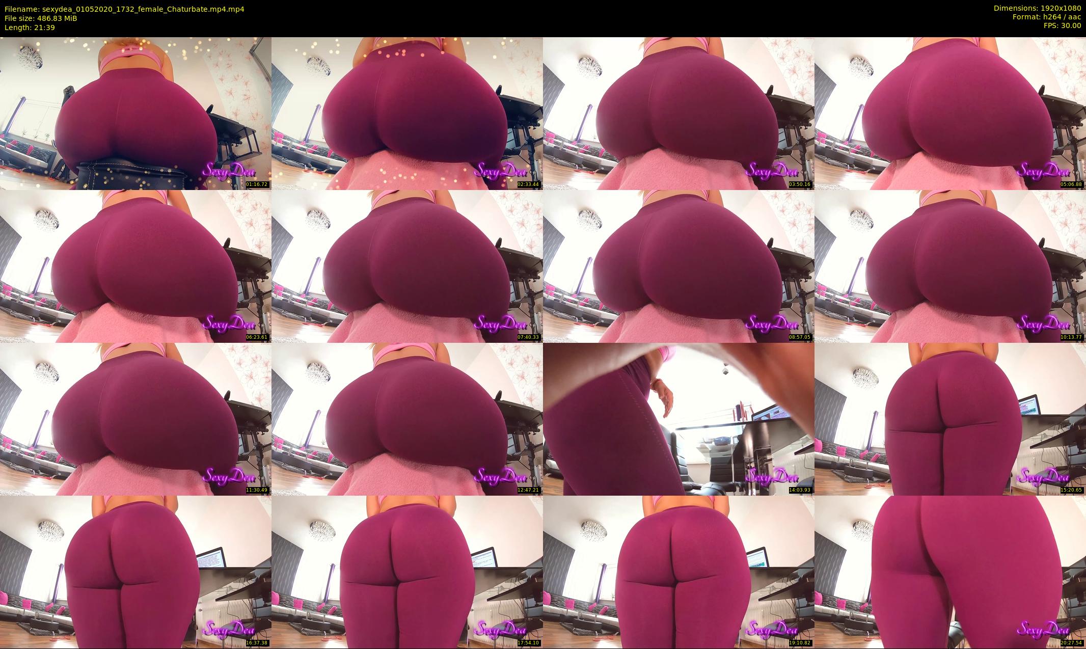 sexydea — 22 minute Chaturbate female cam show recording, 1080p, May 1, 2020