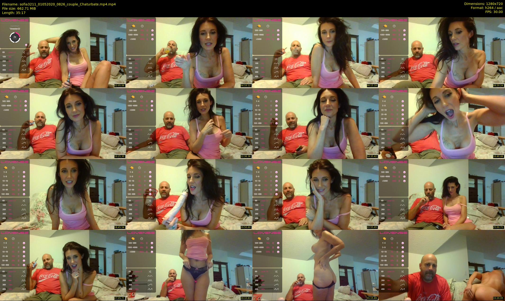 sofia3211 — 36 minute Chaturbate couple cam show recording, 720p, May 1, 2020