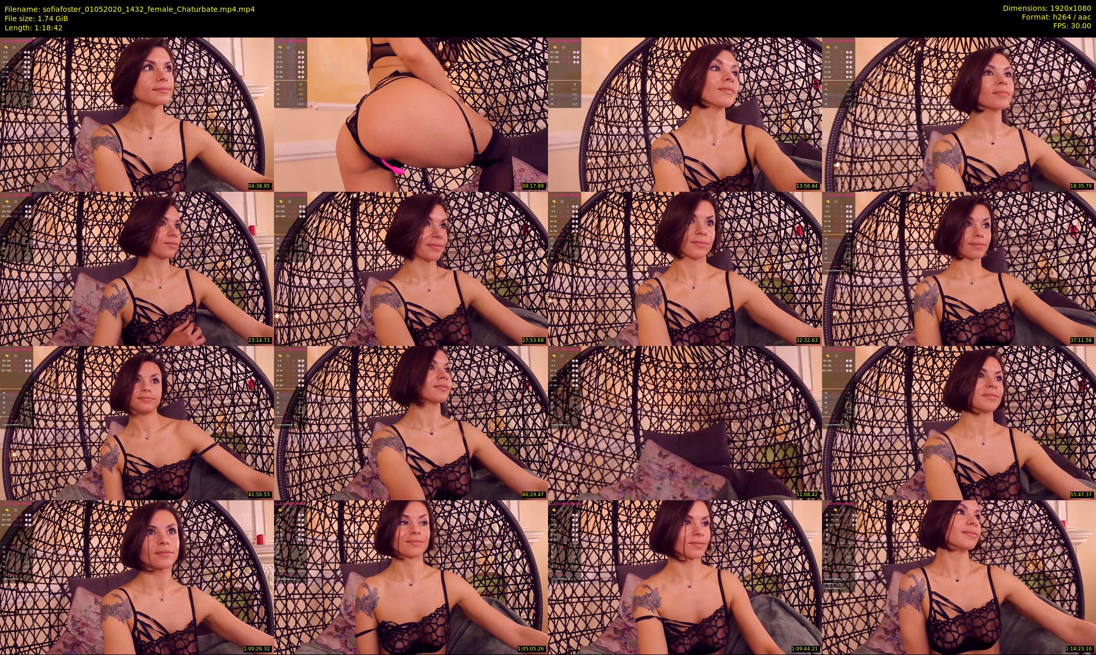 sofiafoster — 79 minute Chaturbate female cam show recording, 1080p, May 1, 2020