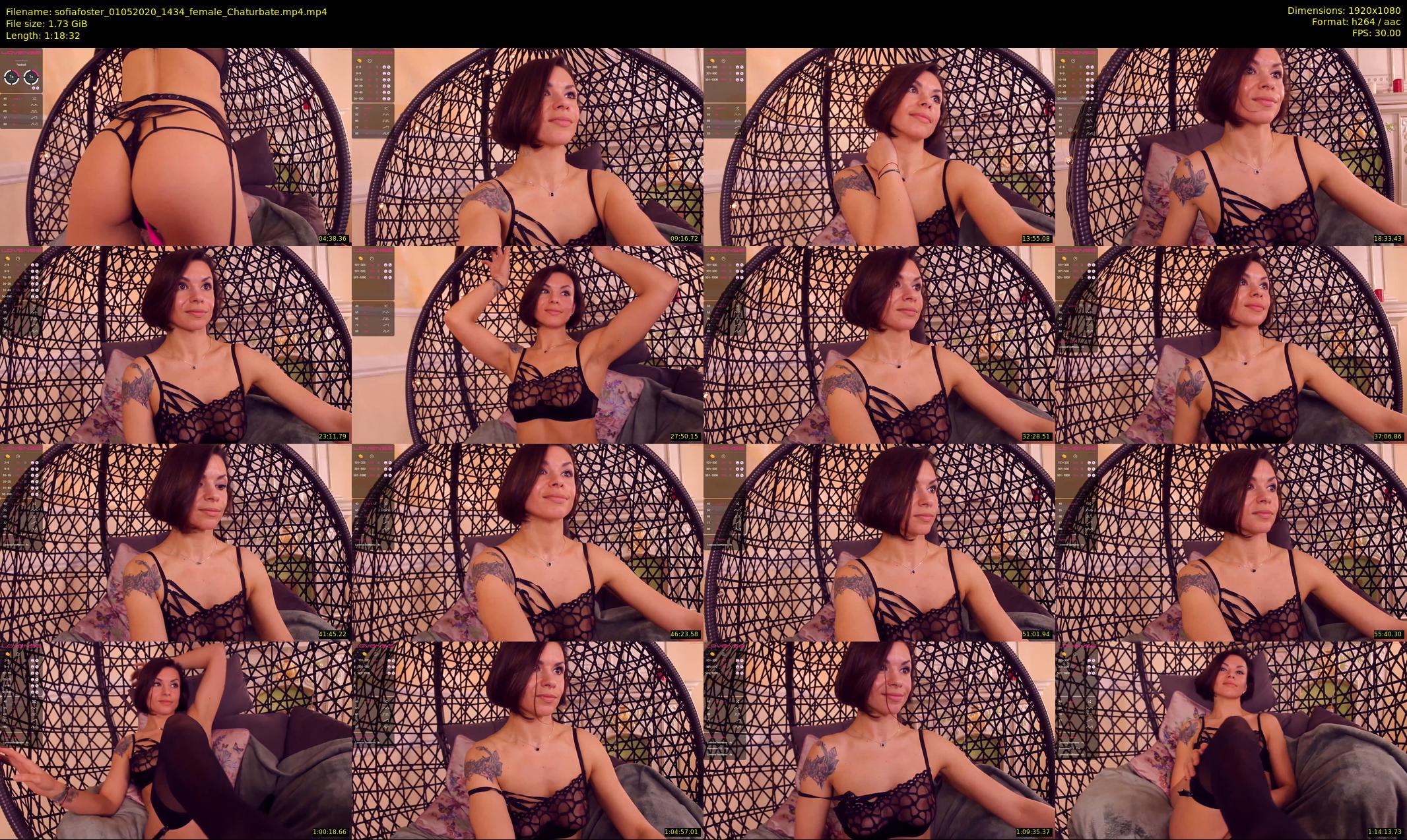 sofiafoster — 79 minute Chaturbate female cam show recording, 1080p, May 1, 2020