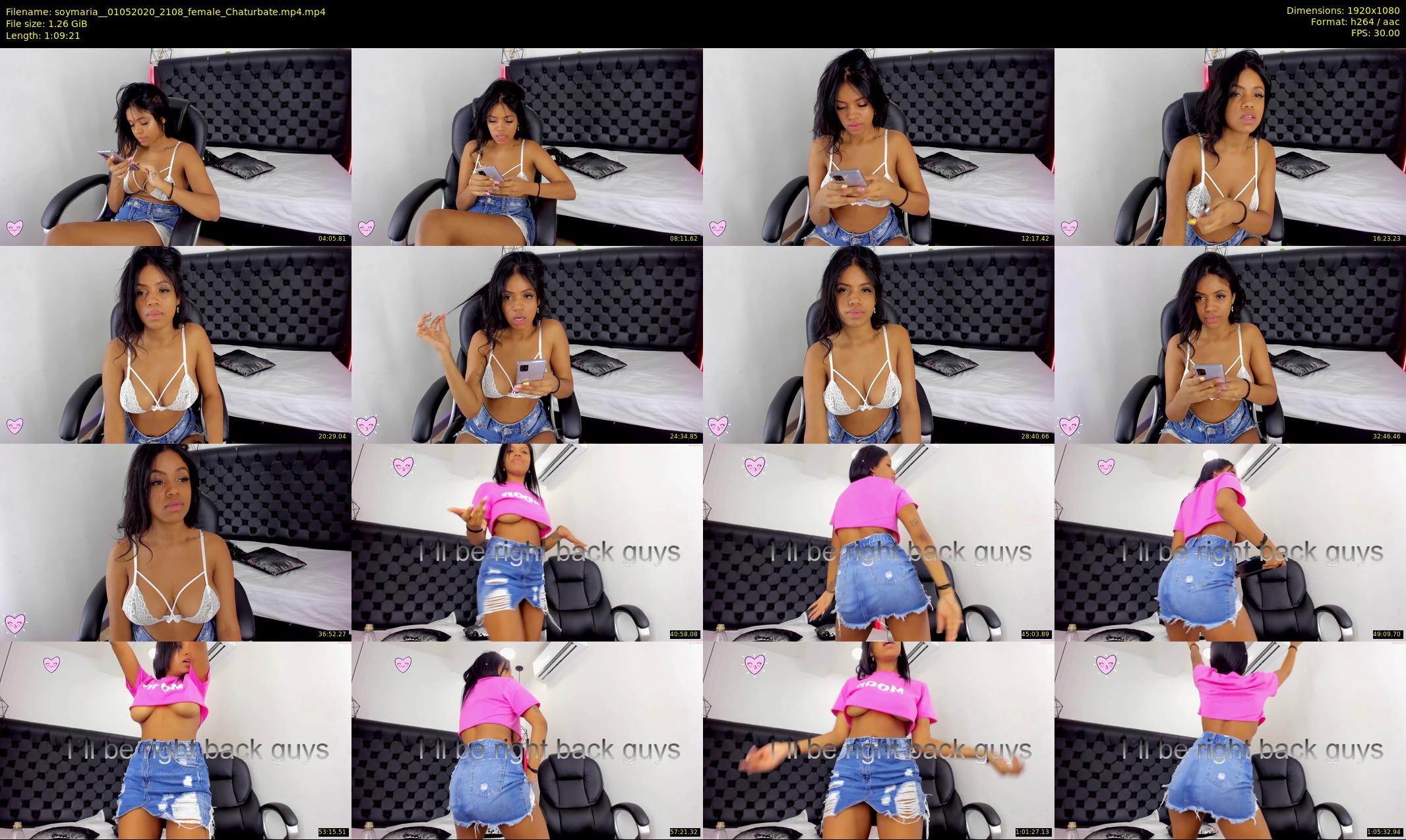soymaria_ — 70 minute Chaturbate female cam show recording, 1080p, May 1, 2020