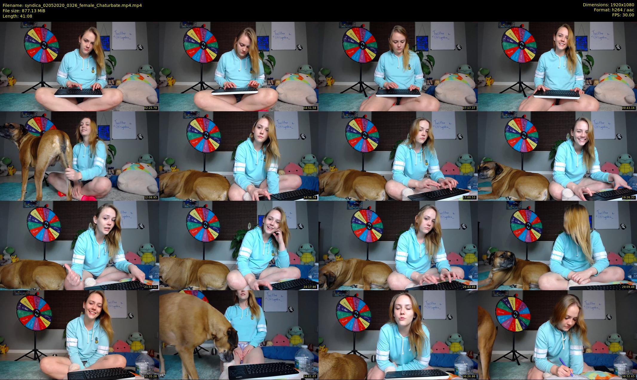 syndica — 42 minute Chaturbate female cam show recording, 1080p, May 2, 2020