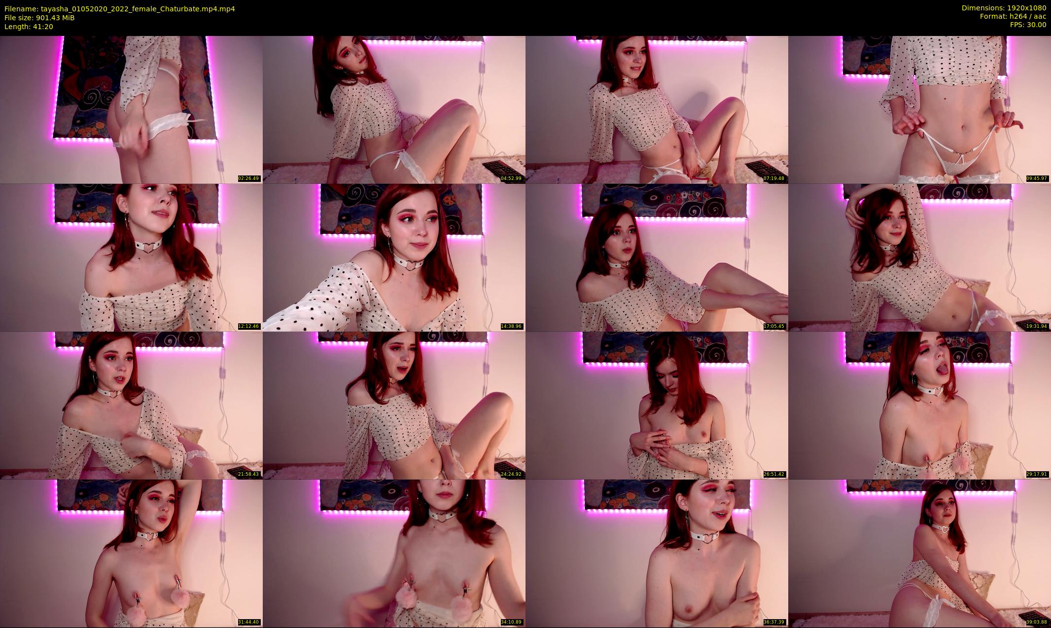 tayasha — 42 minute Chaturbate female cam show recording, 1080p, May 1, 2020