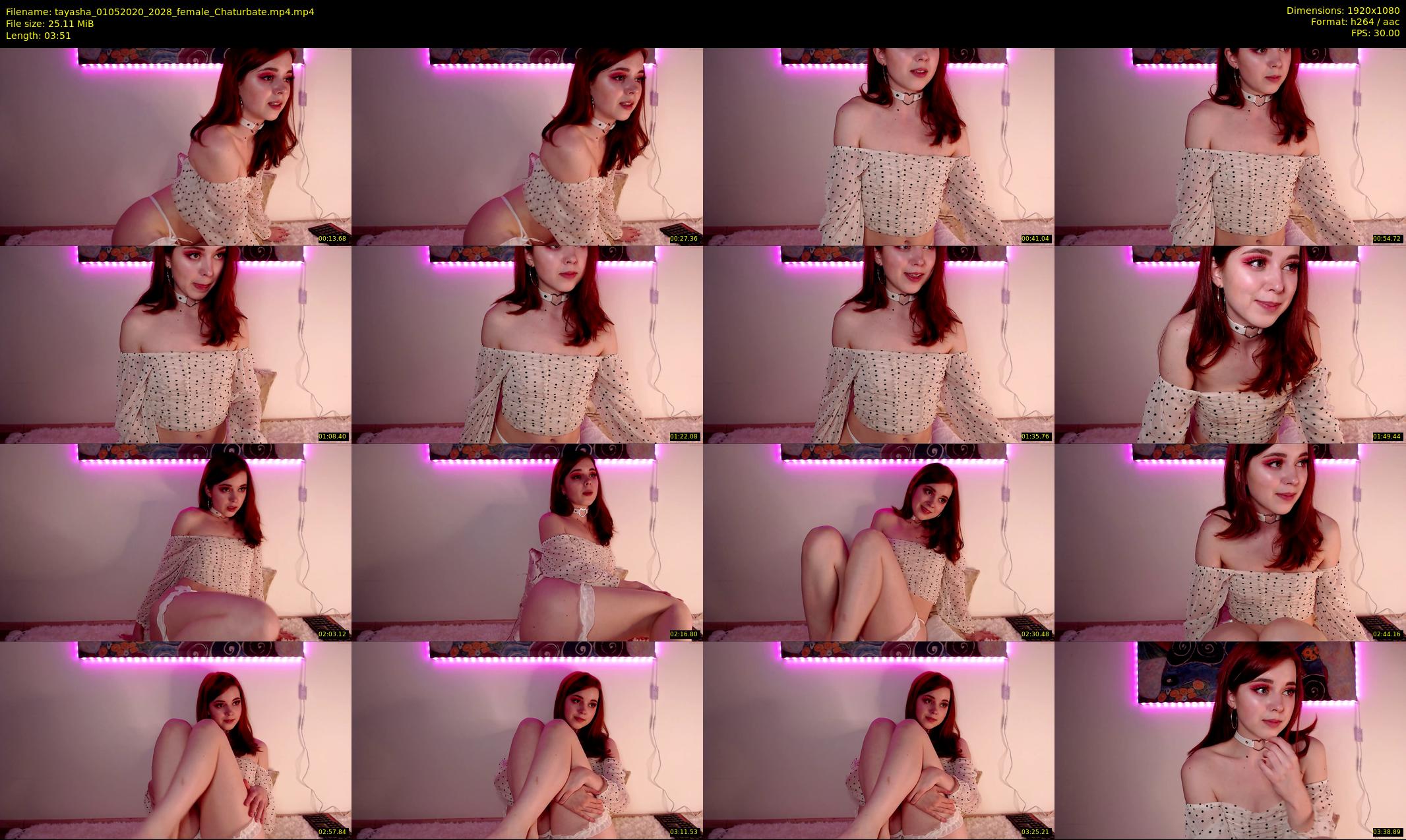 tayasha — 4 minute Chaturbate female cam show recording, 1080p, May 1, 2020