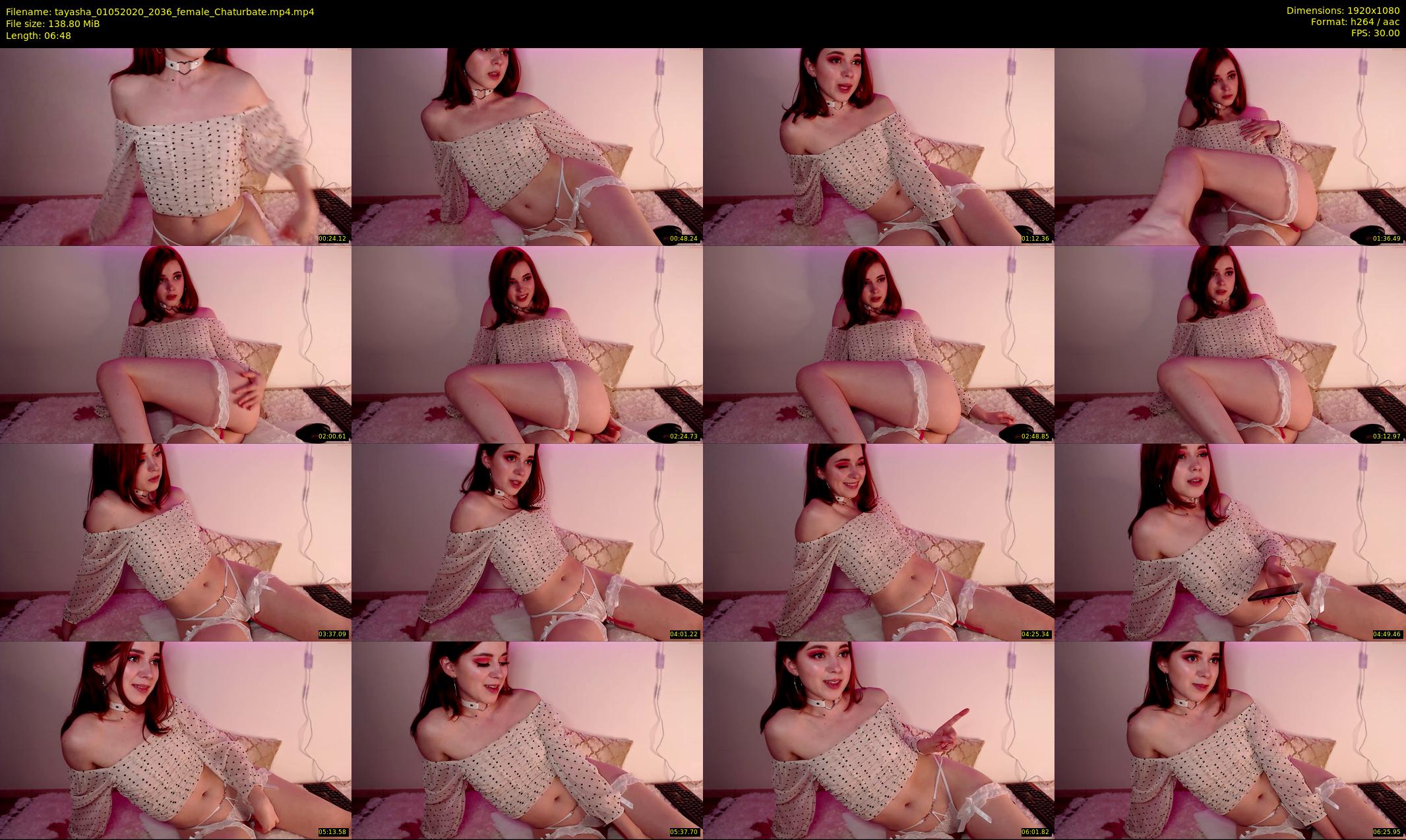 tayasha — 7 minute Chaturbate female cam show recording, 1080p, May 1, 2020
